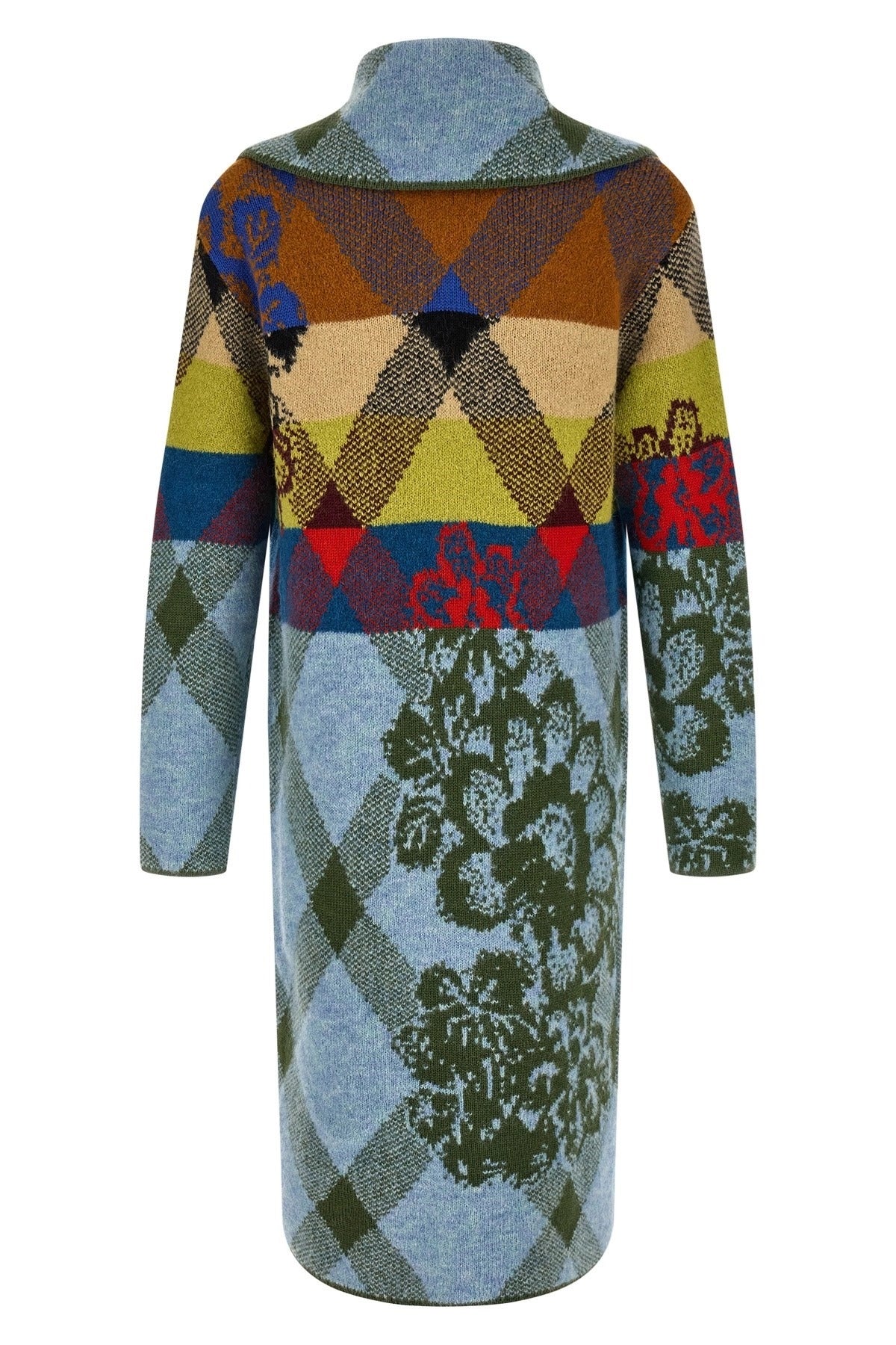 Dries Van Noten Patchwork Intarsia Cardigan - alternate view