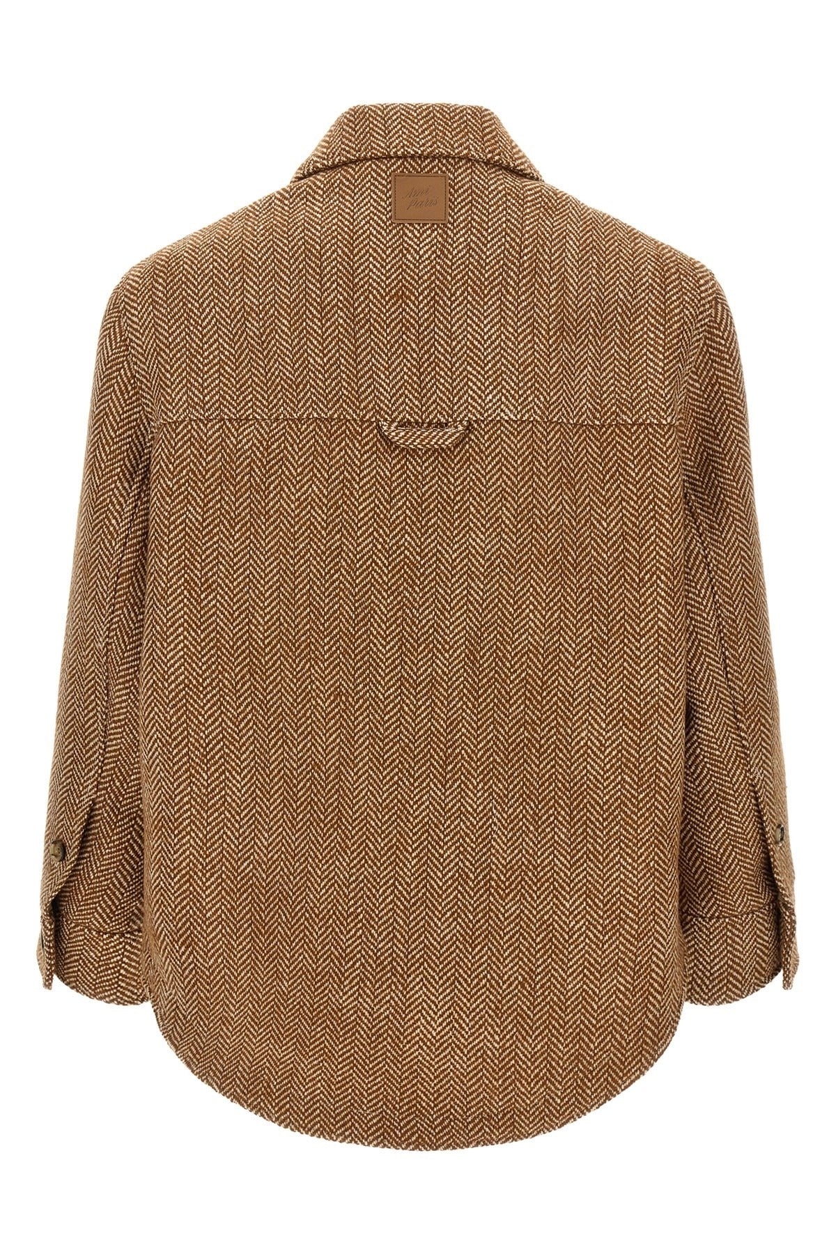 Ami Paris Chevron Wool Overshirt - alternate view