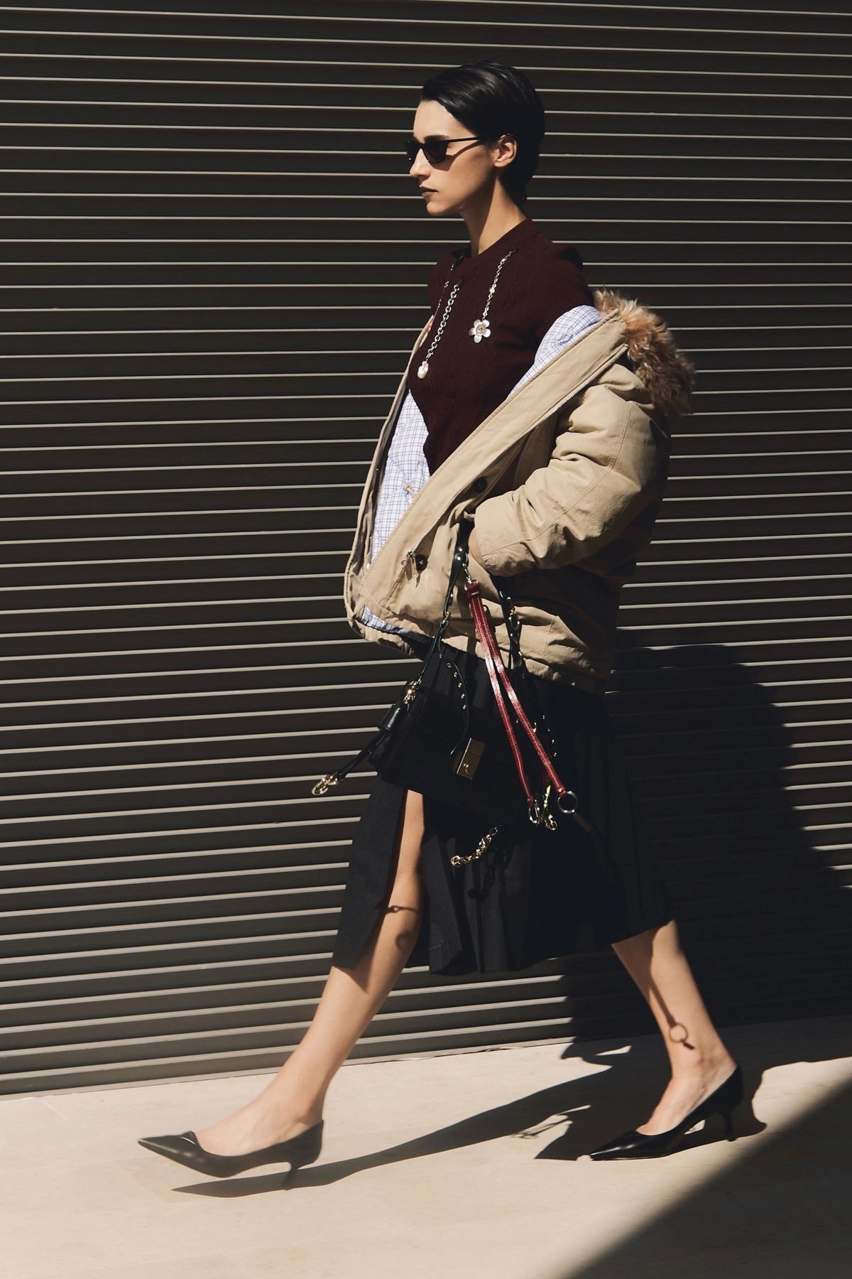 Prada Fur Collar Jacket - alternate view