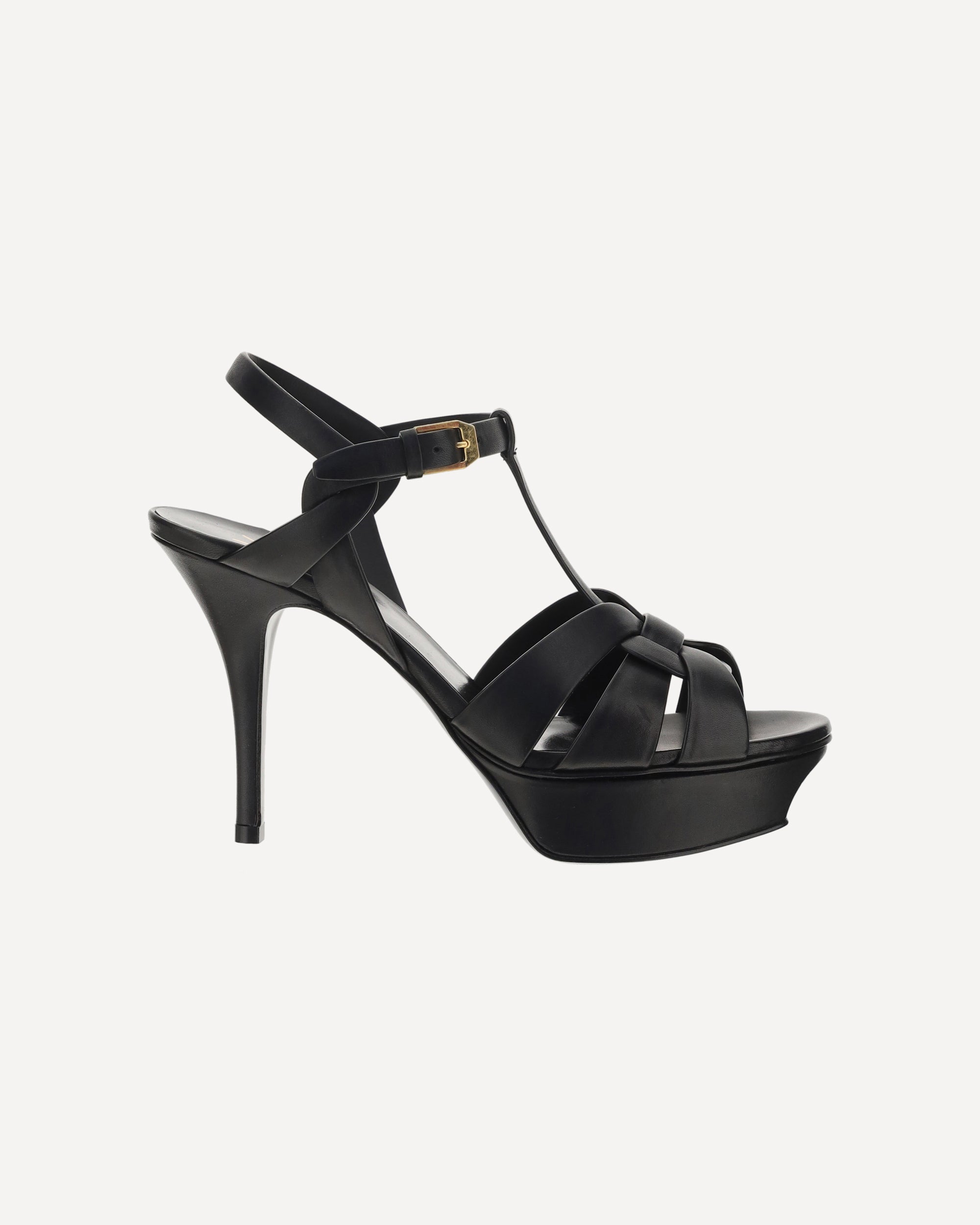 Saint Laurent Leather Platform Sandals