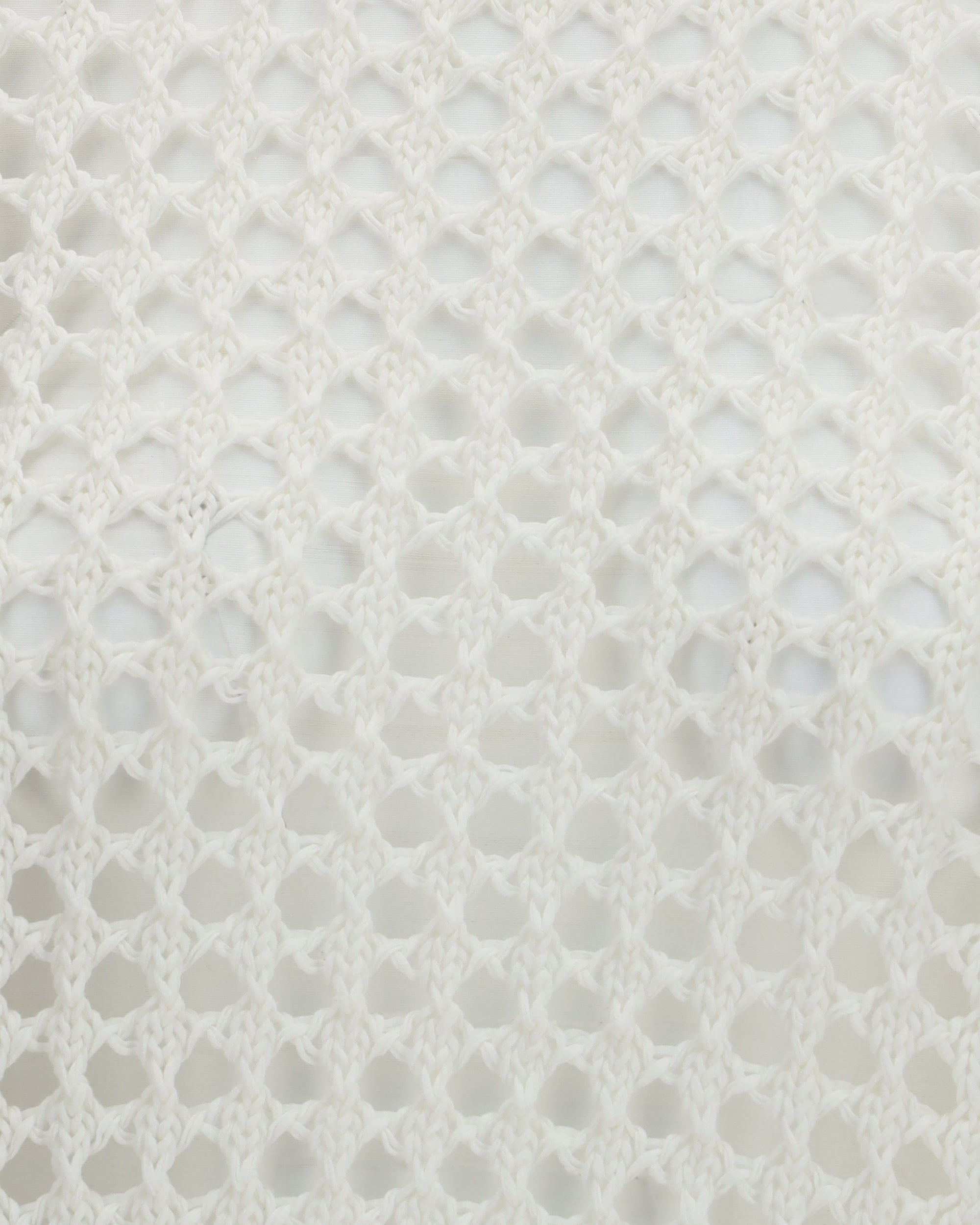 Offener Strickpullover aus Leinen und Baumwolle