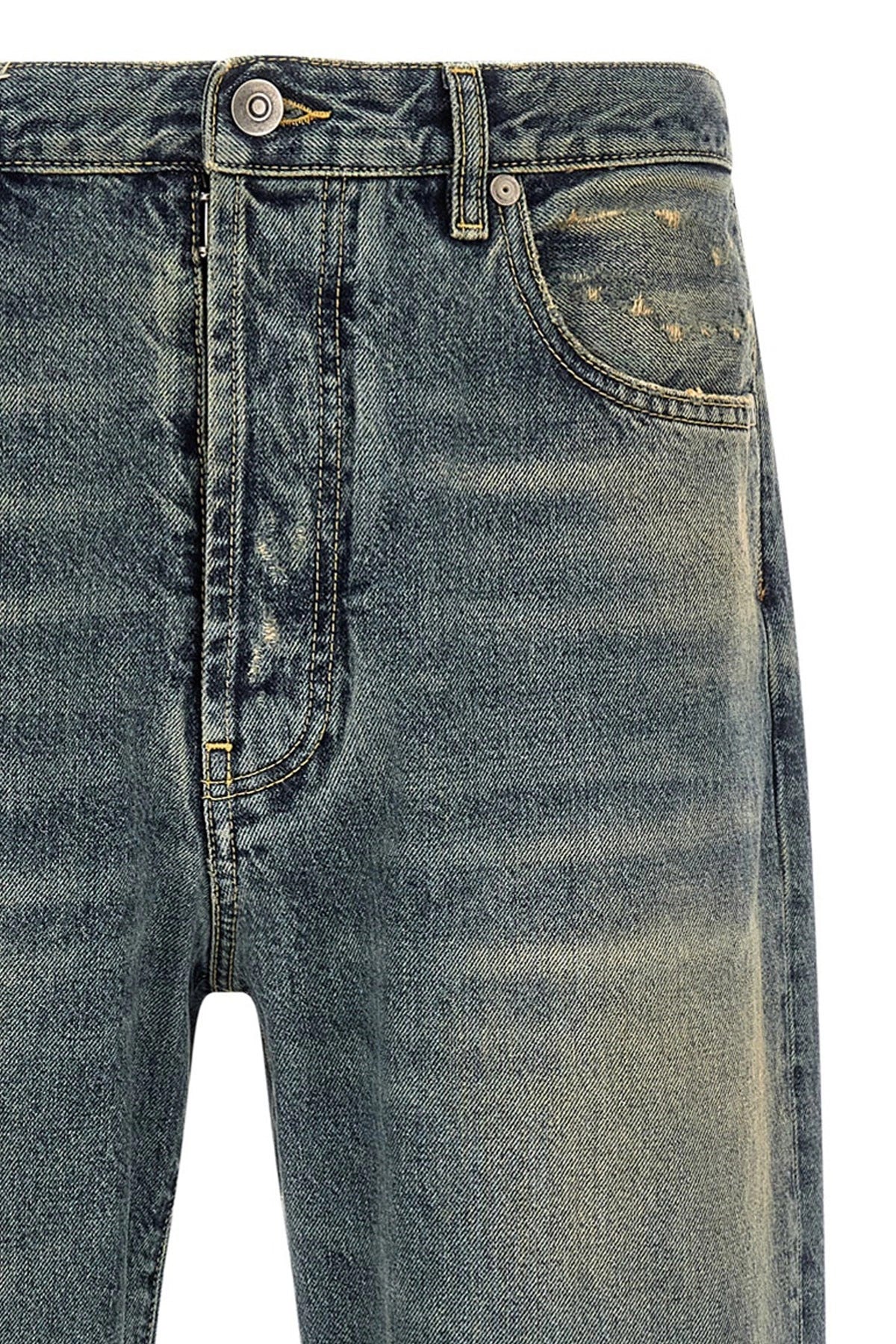 Maison Margiela جينز Distressed Straight-Leg
