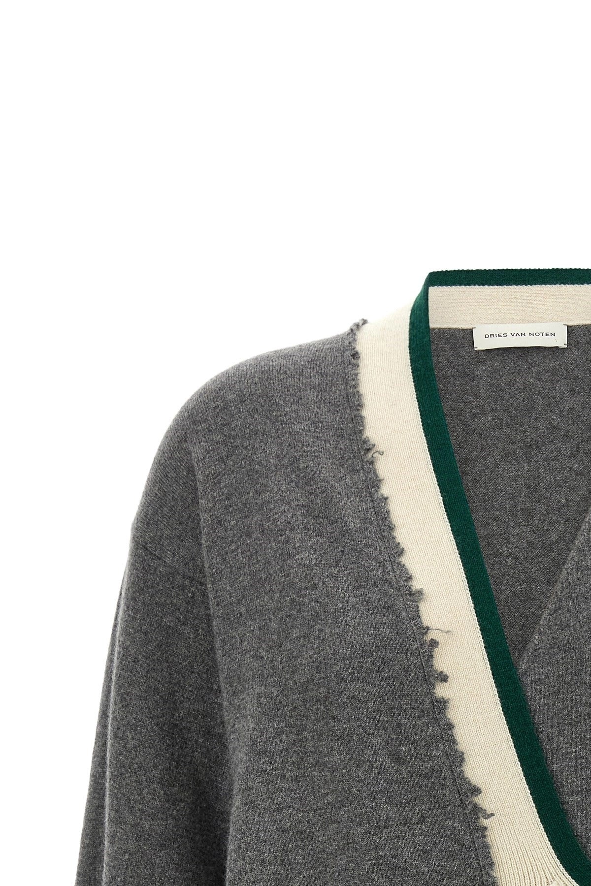 Dries Van Noten Toma Sweater With Crossed Closure