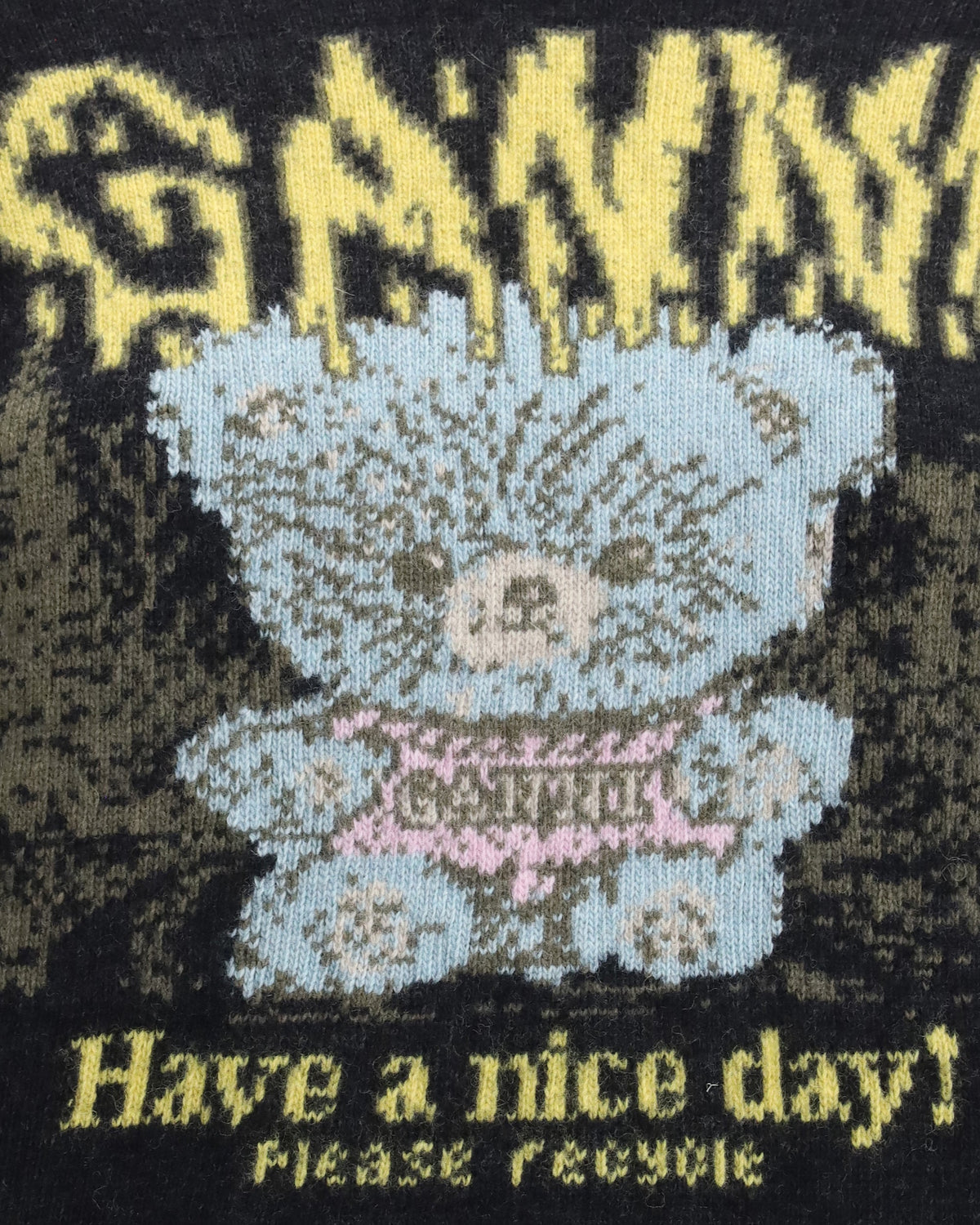 Ganni Forest Teddy Wool Sweater