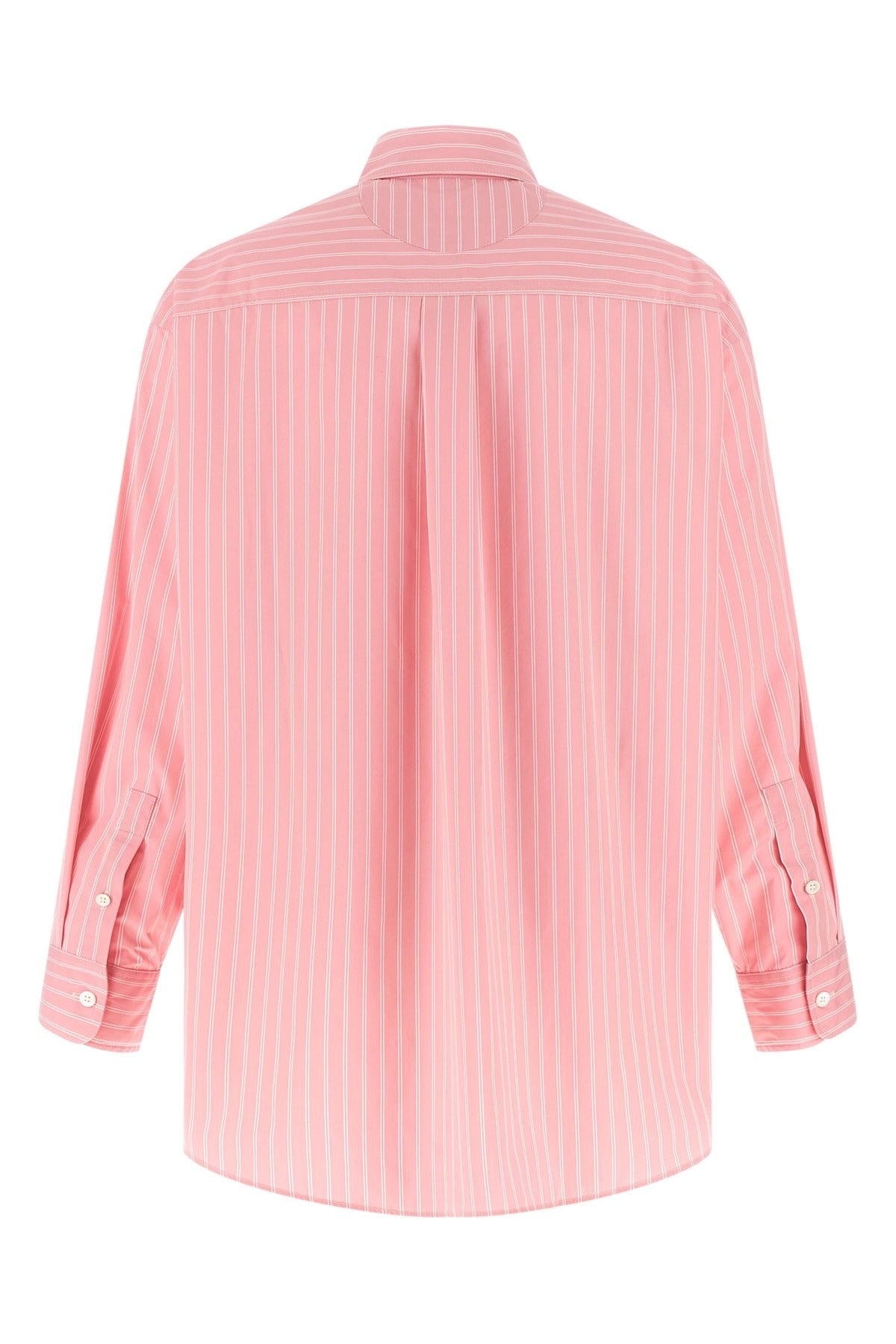 Marni Pink Oversized Striped Shirt