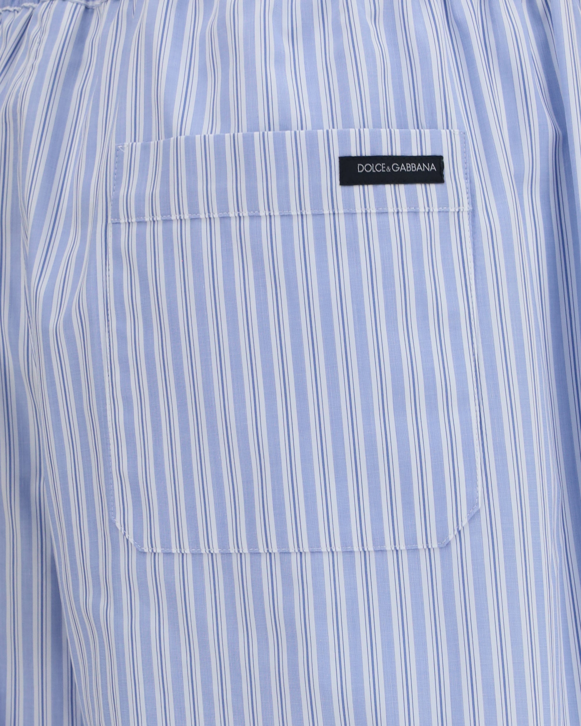Dolce & Gabbana Striped Poplin Pants