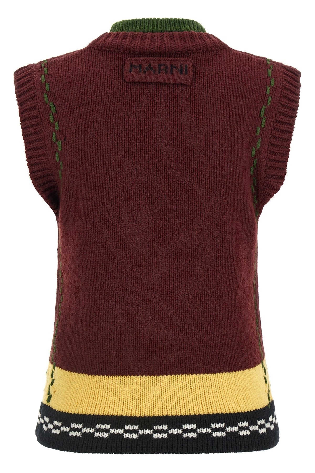 Marni Trompe L'Oeil Knit Vest