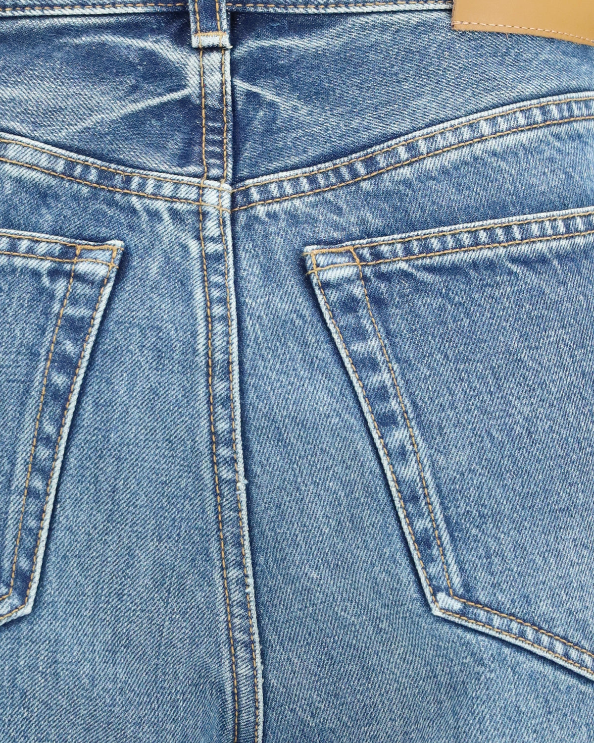 Saint Laurent High Waisted Wide Leg Jeans