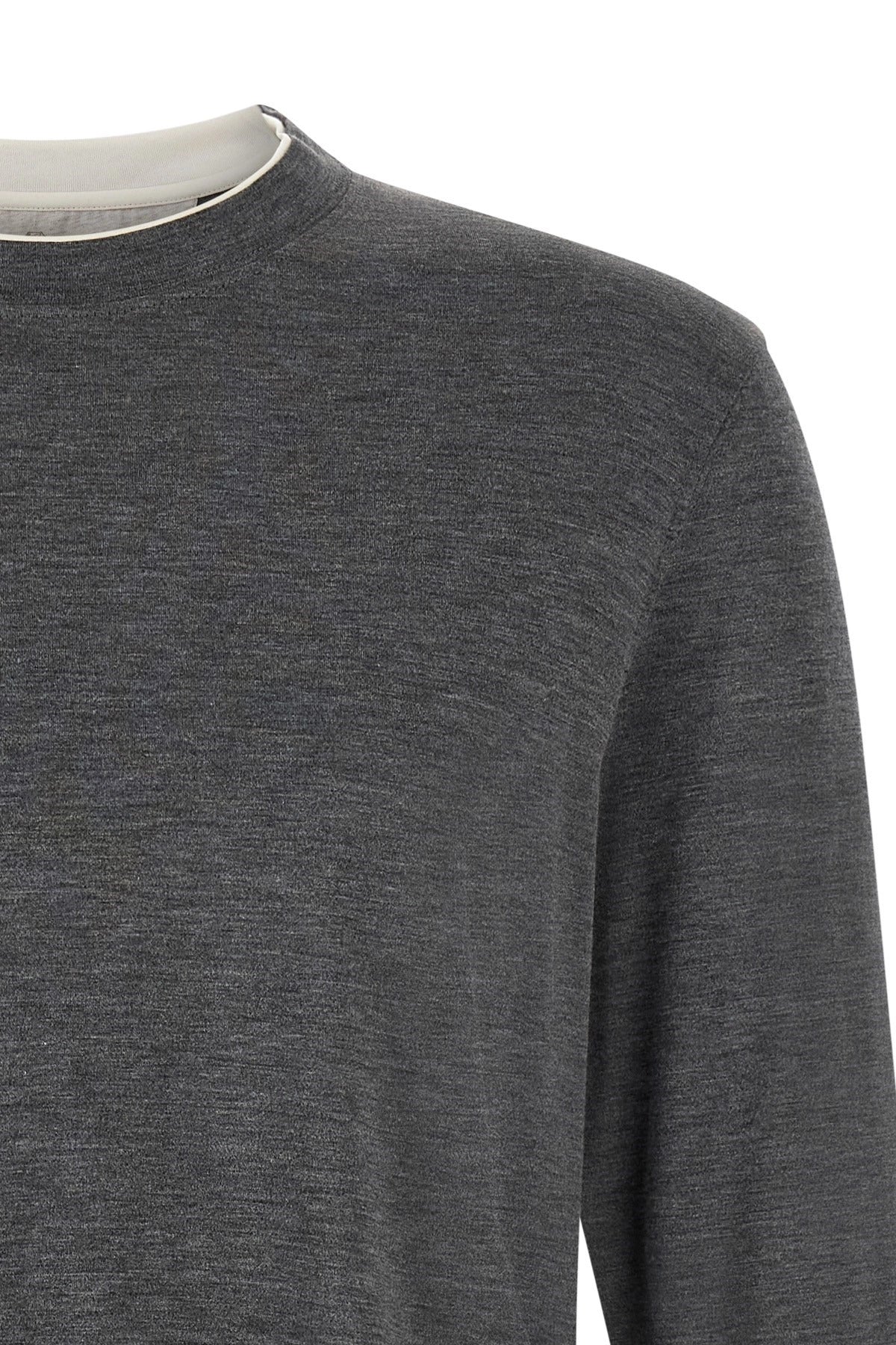 Brunello Cucinelli Silk Cotton Long-Sleeve T-Shirt