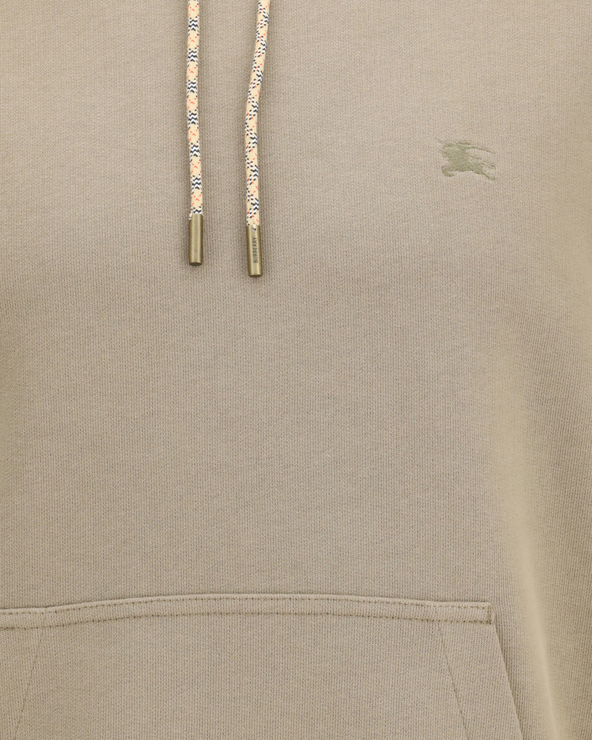 Burberry худи в клетку со шнурками
