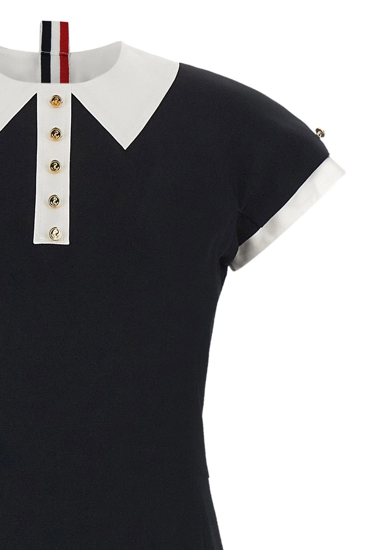 Thom Browne Polo Dress With Rwb Detail
