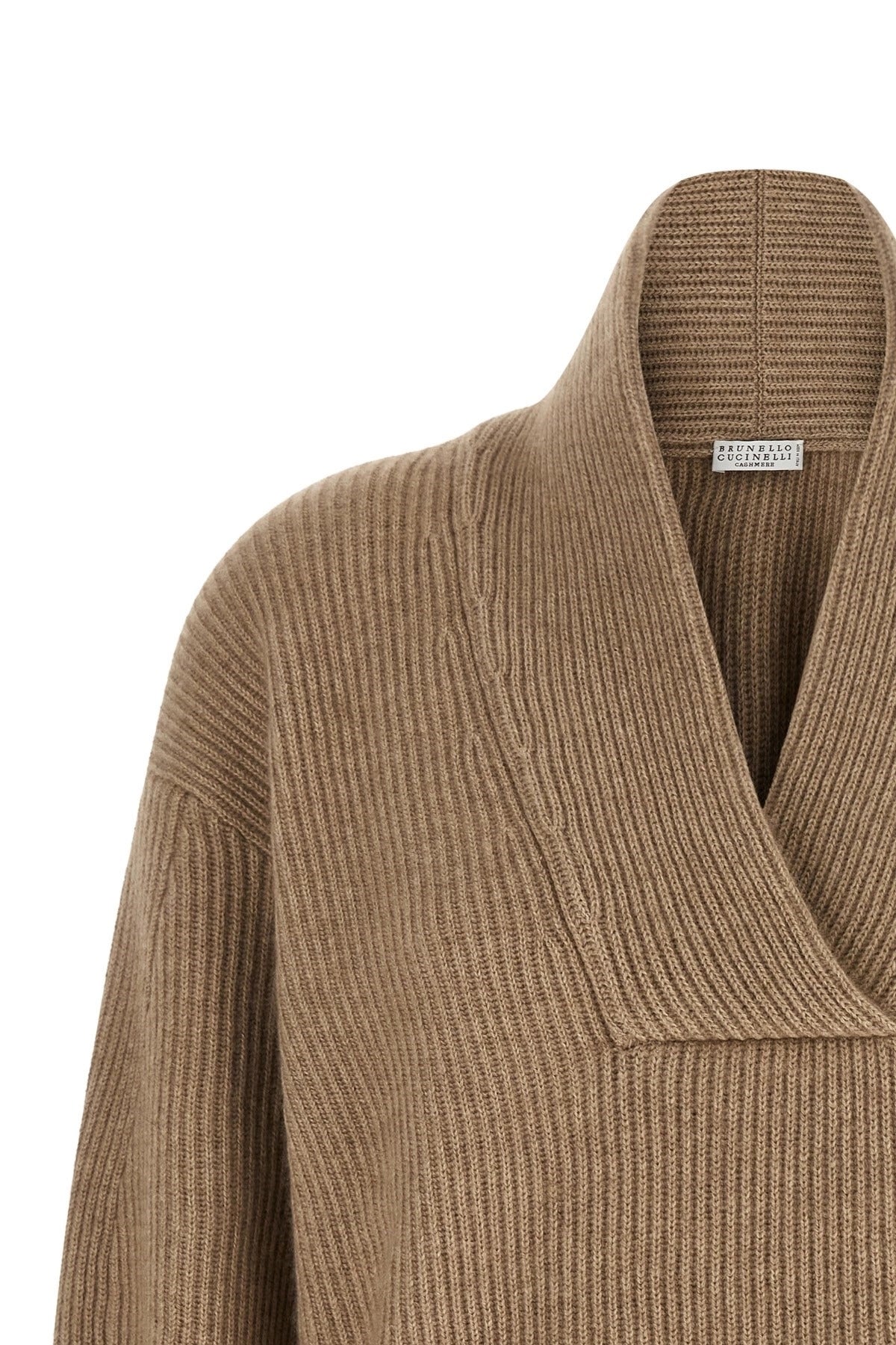 Brunello Cucinelli English Rib Cashmere Knit