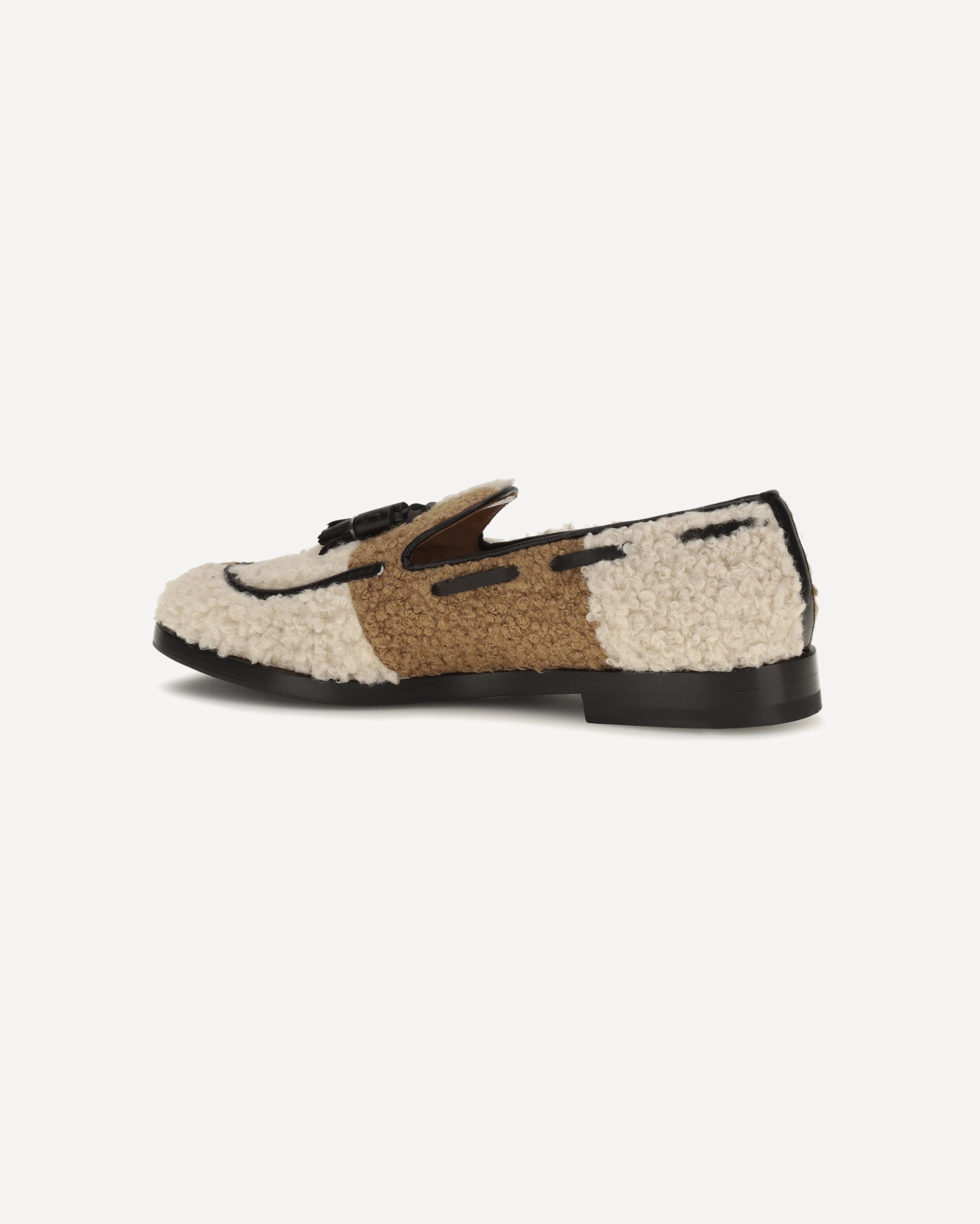 Fratelli Rossetti Two-Tone Bouclé-Effect Loafers