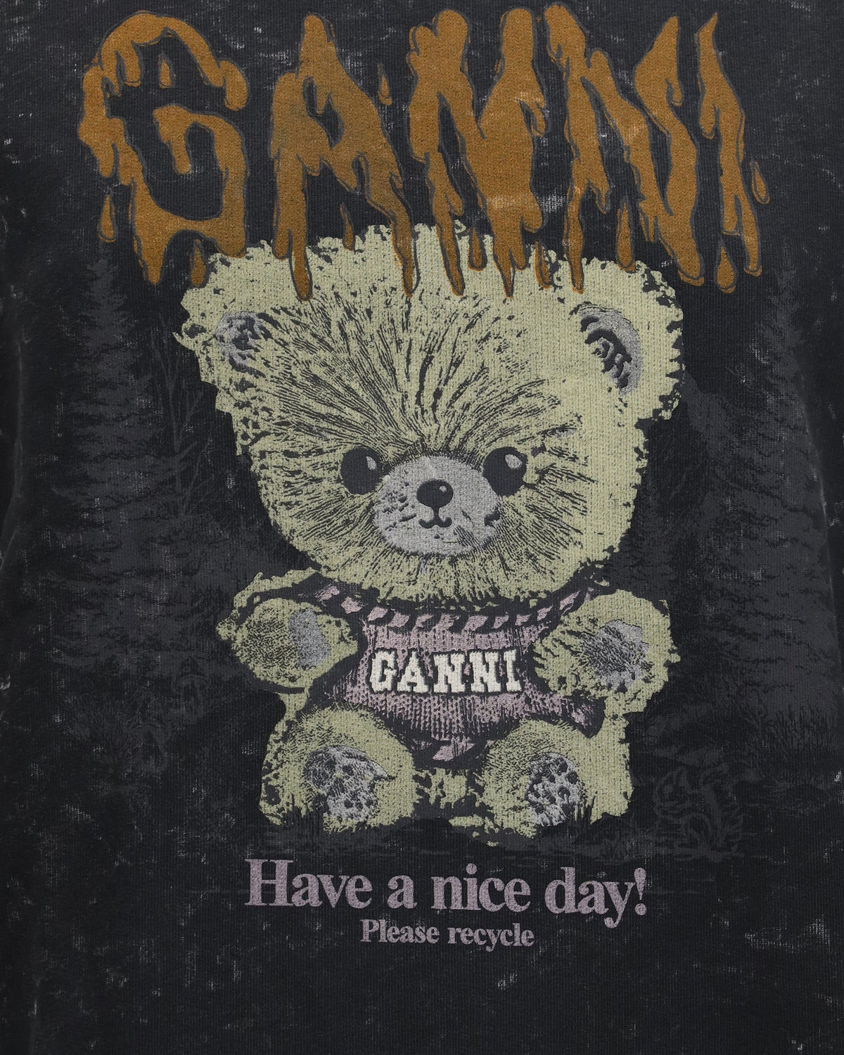 Ganni Isoli Forest Teddy Sweatshirt