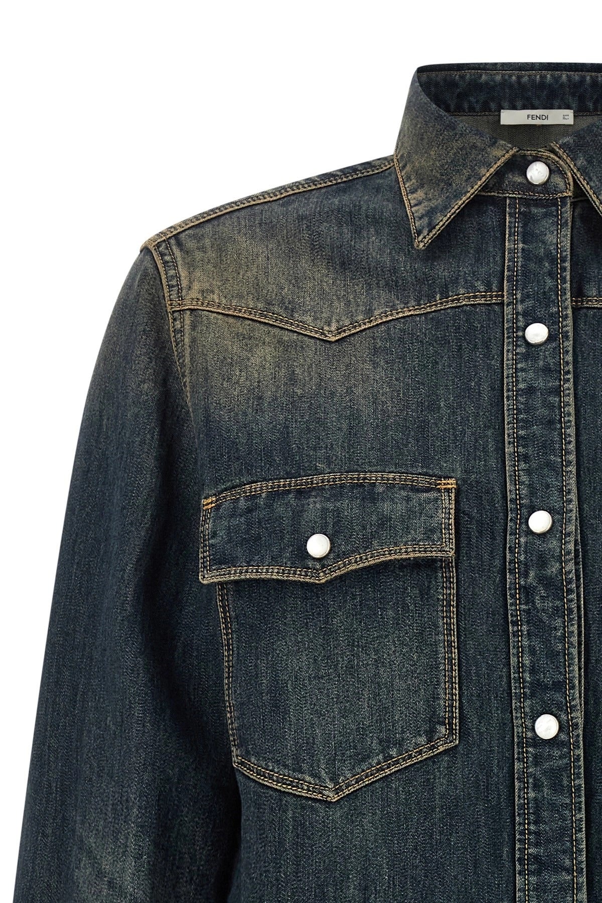 Fendi Western Denim Shirt