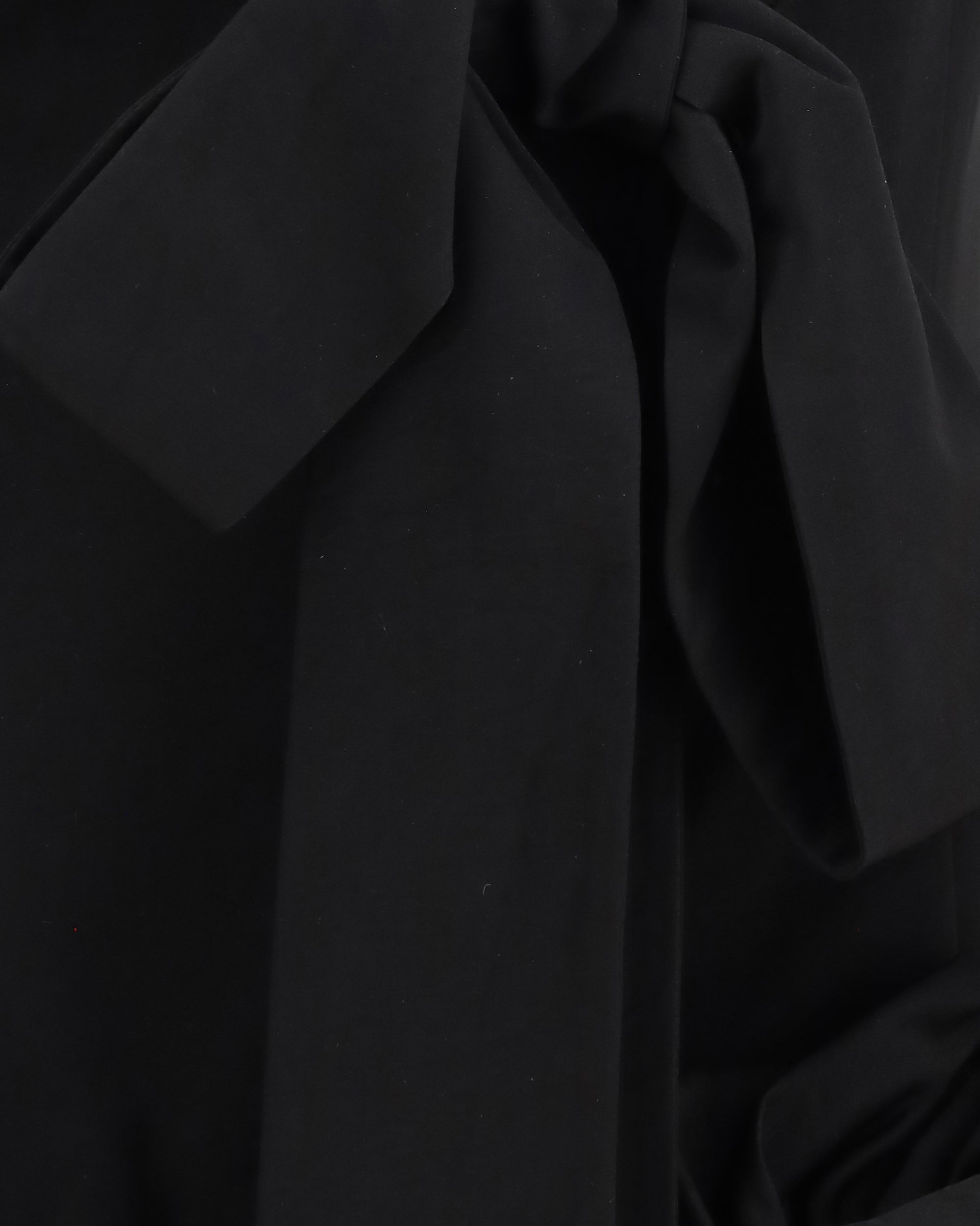 Magda Butrym Midi Dress With Draped Shawl Collar