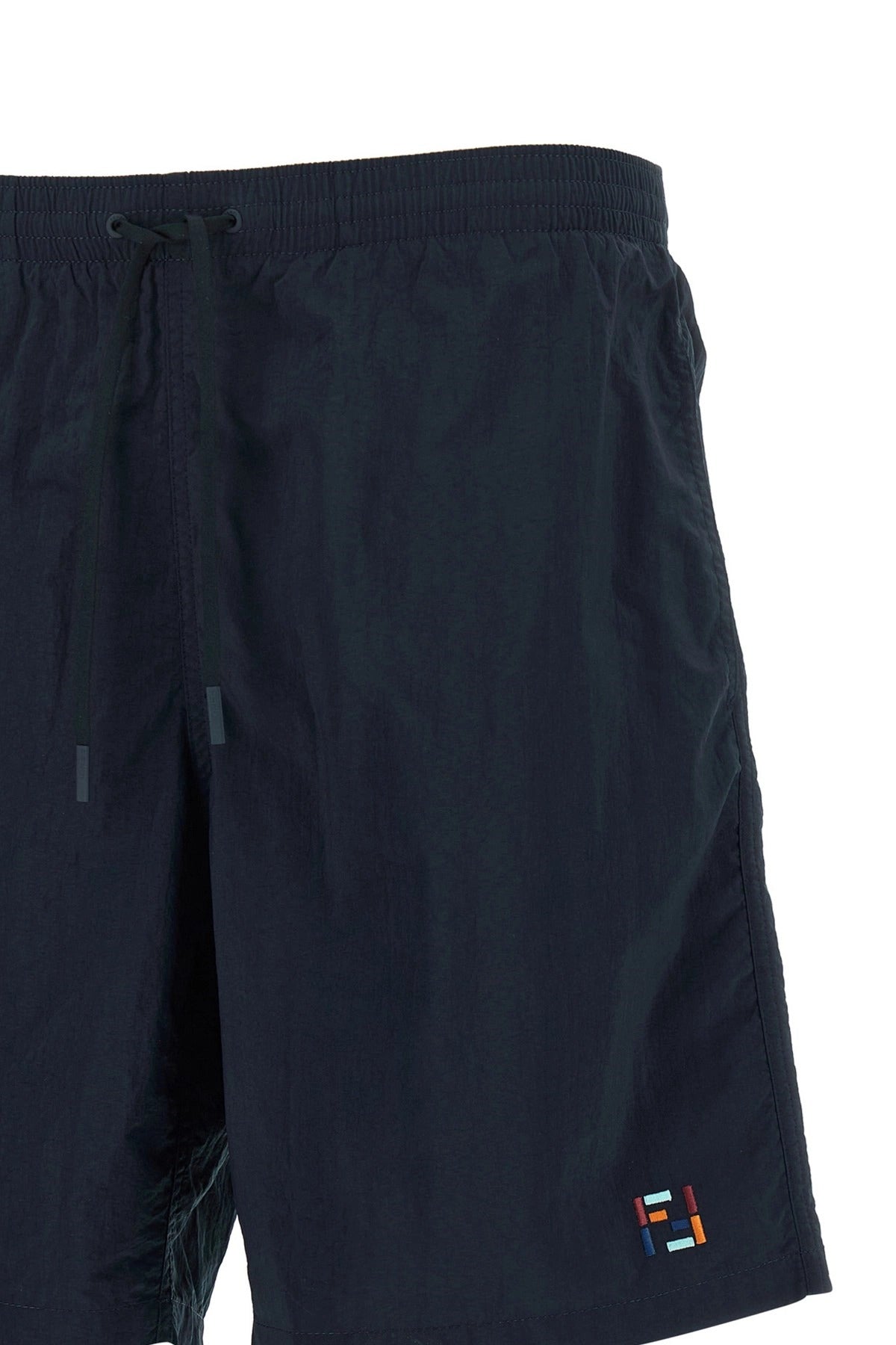 Fendi FF Stitching Nylon Beach Shorts