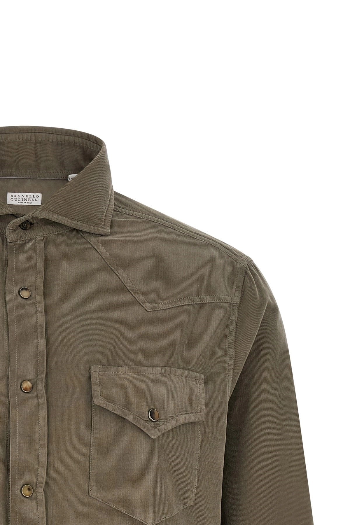 Brunello Cucinelli Western Corduroy Shirt