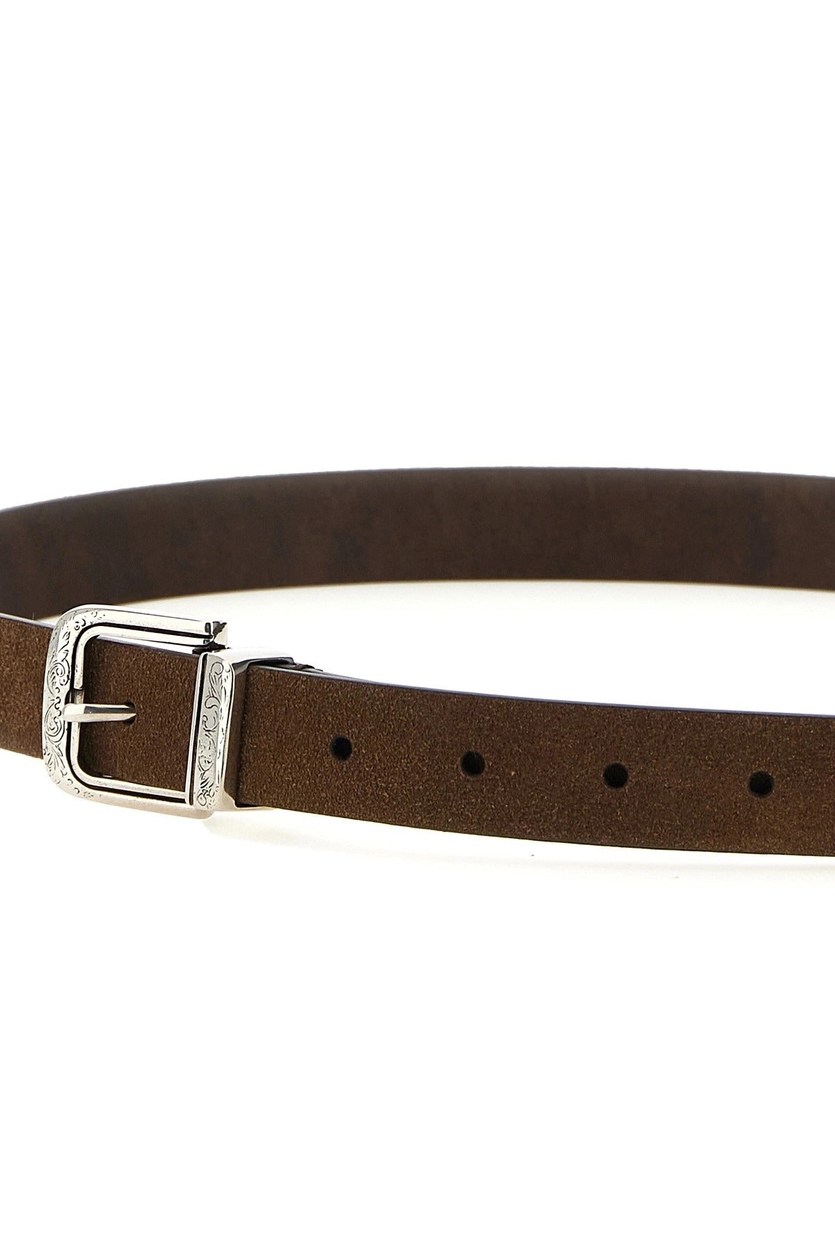 Brunello Cucinelli Inverted Leather Belt