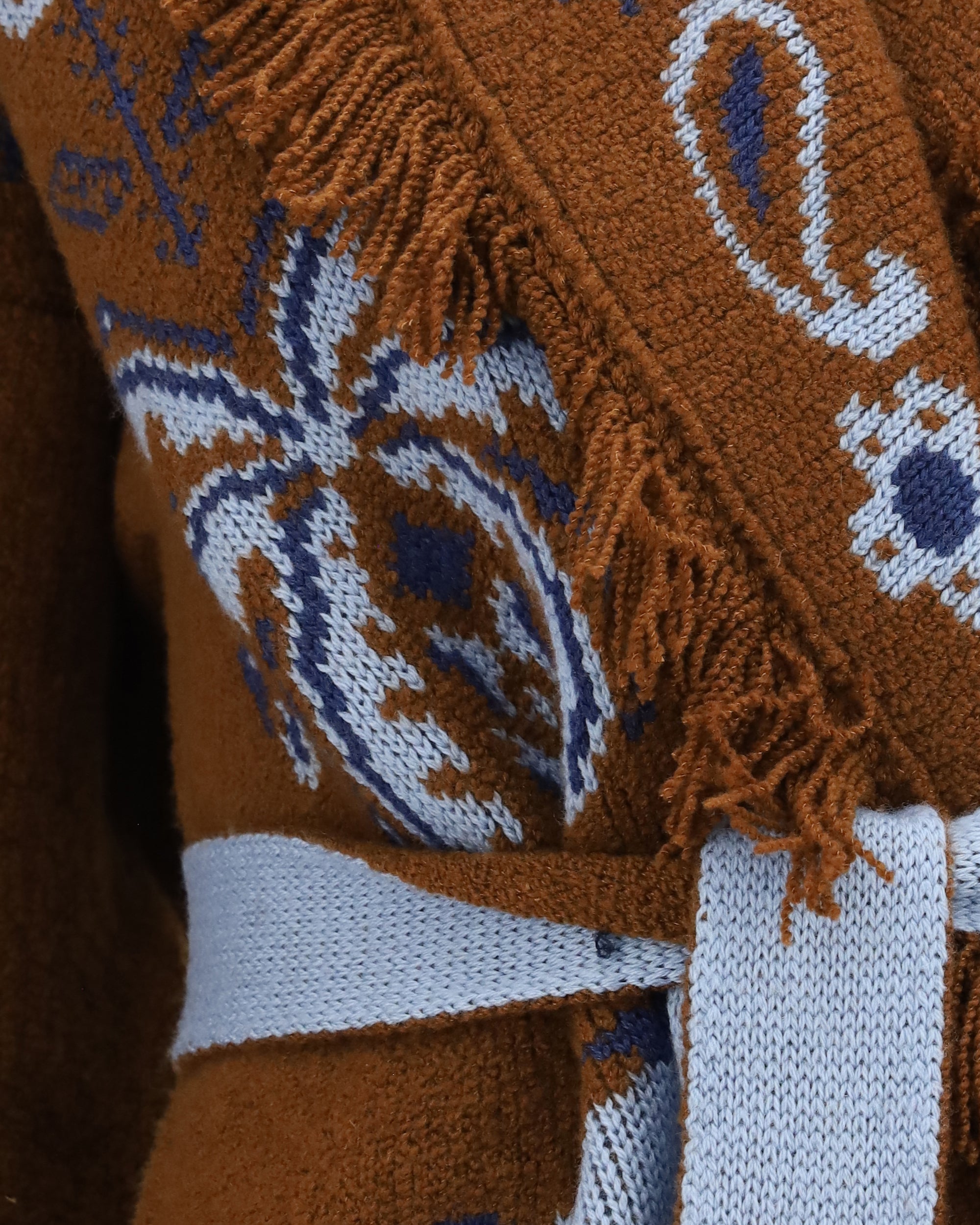 Alanui Island Roots Cardigan With Belt