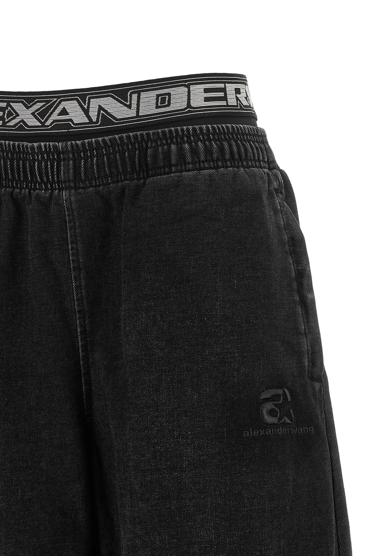 Alexander Wang Denim Pants With Elastic Waist