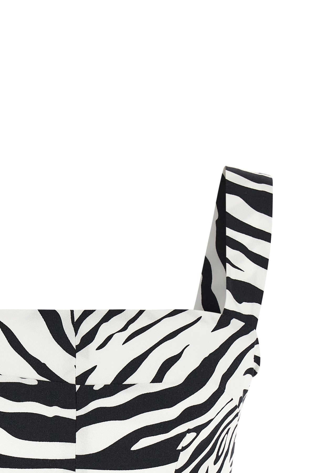 Dolce & Gabbana Zebra Print Cropped Top