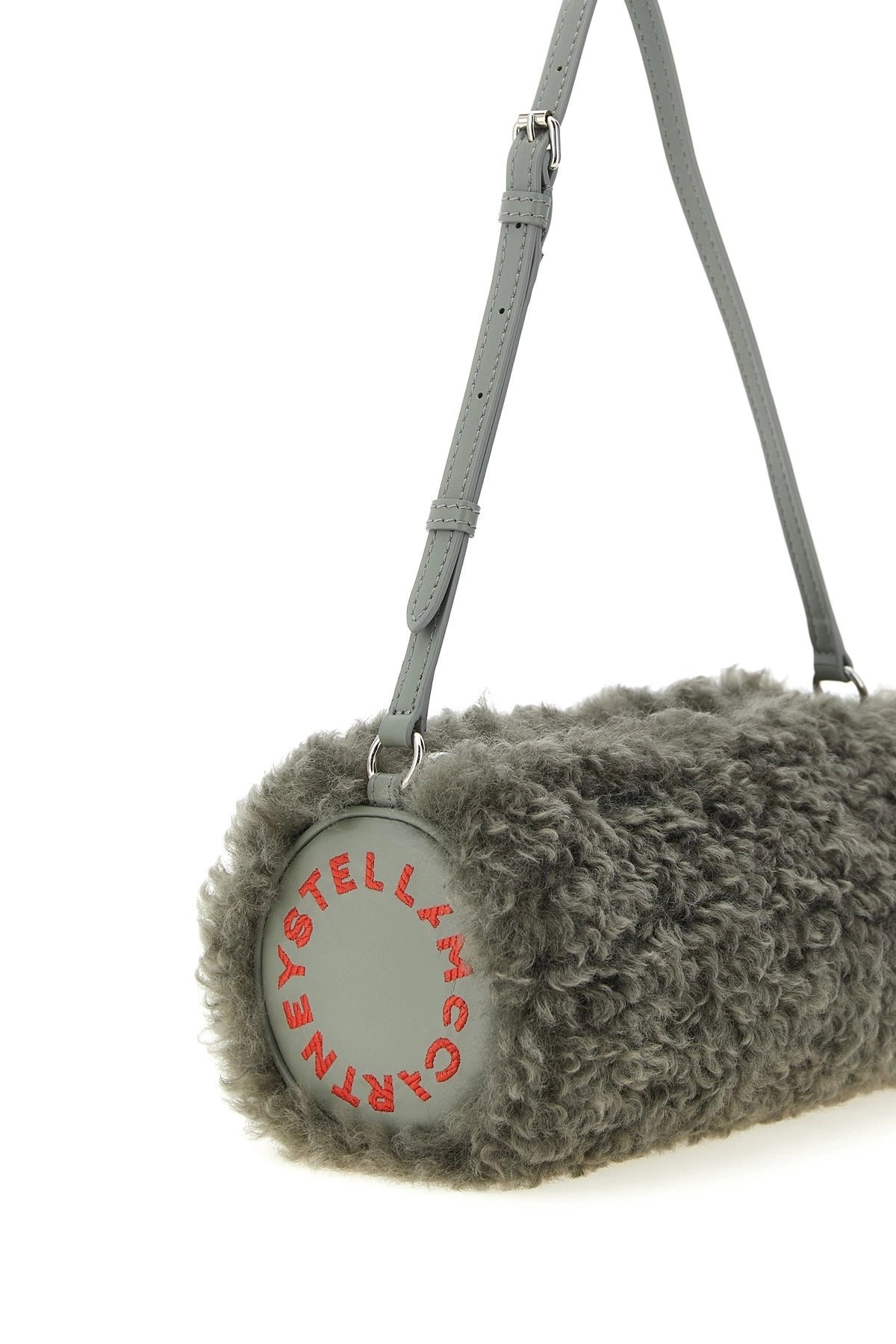 Stella McCartney Cylinder Shearling Clutch