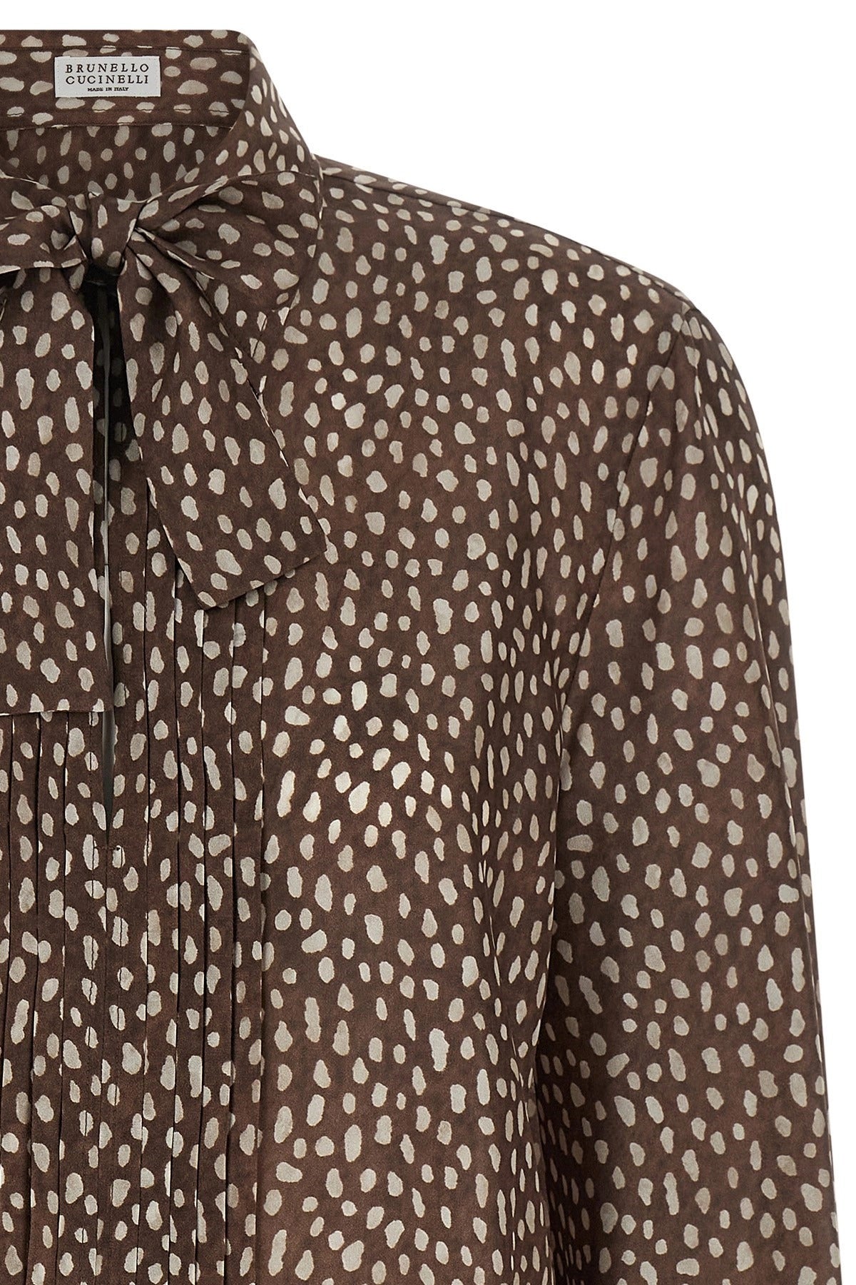 Brunello Cucinelli Lavallière Collar Shirt