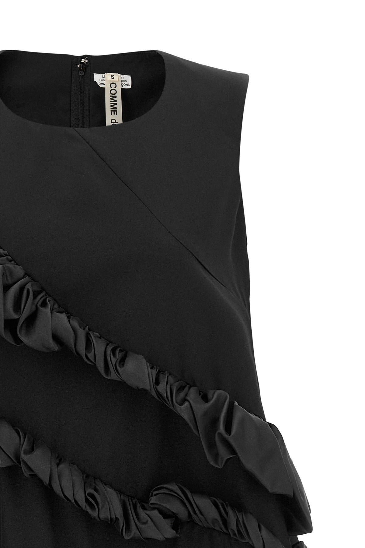 Comme Des Garçons Sculptural Ruffles Mini Dress