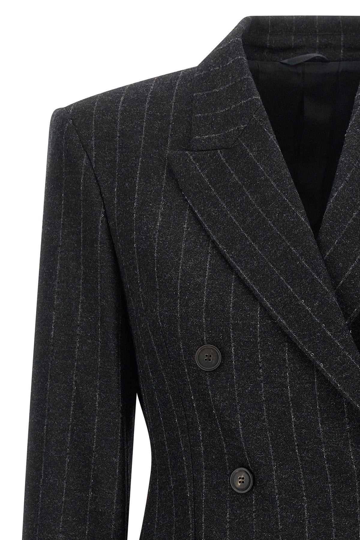 Brunello Cucinelli Pinstripe Double-Breasted Blazer