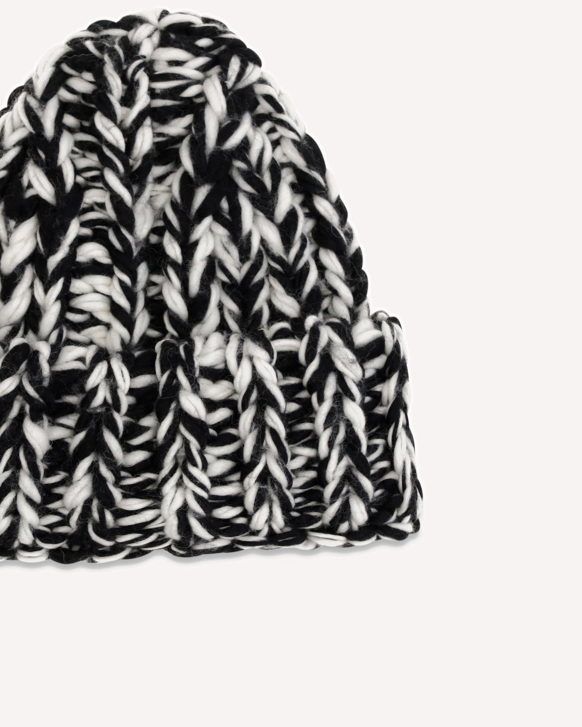Ami Paris Xxl Wool Knit Beanie