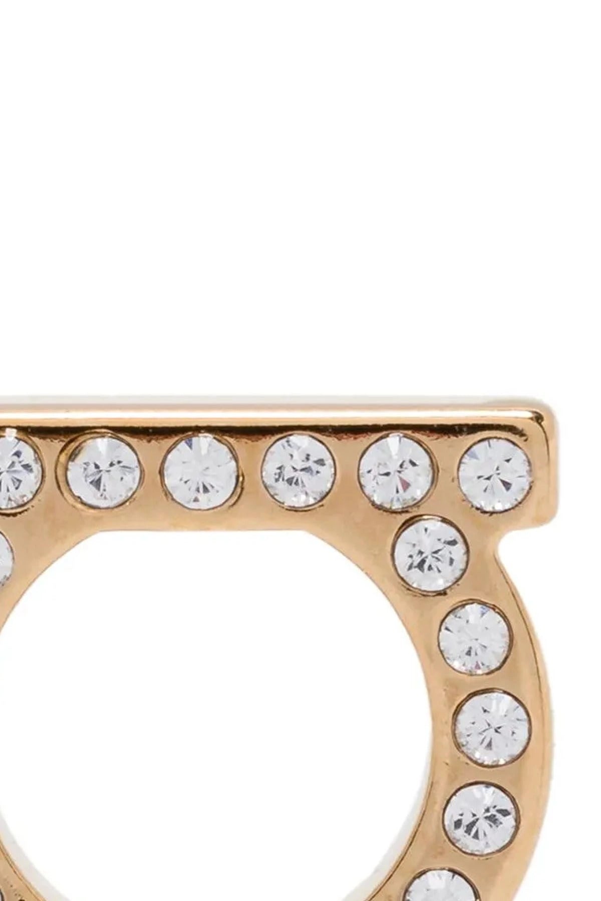 Ferragamo Gancini Crystals Earrings
