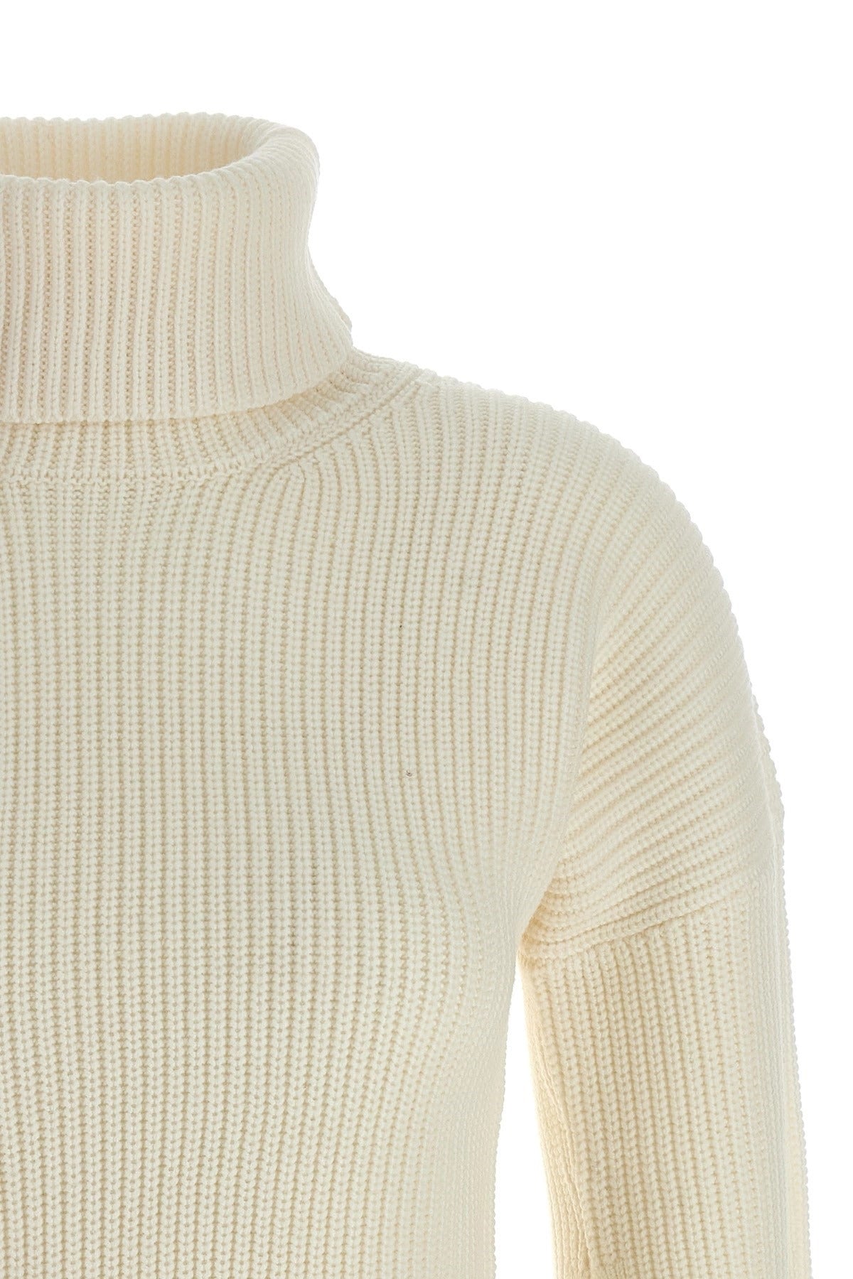 TOTEME Slit Sleeve High Neck Sweater