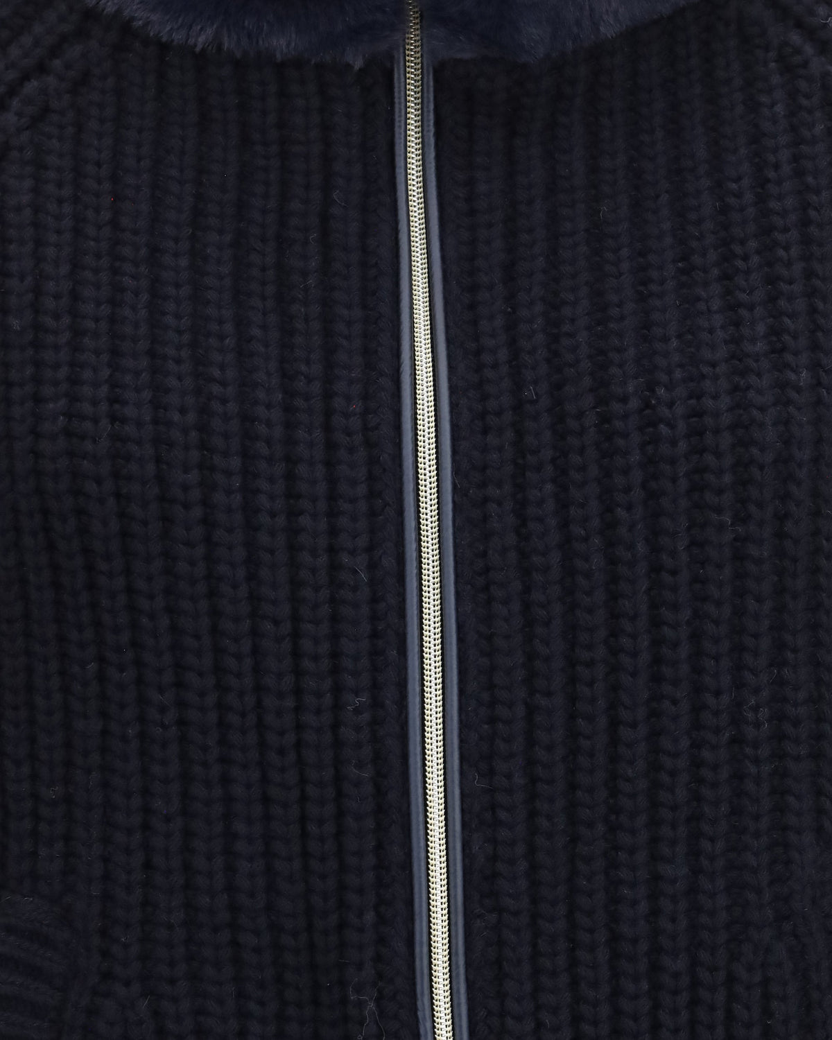 Herno High-Neck Fur Jacket