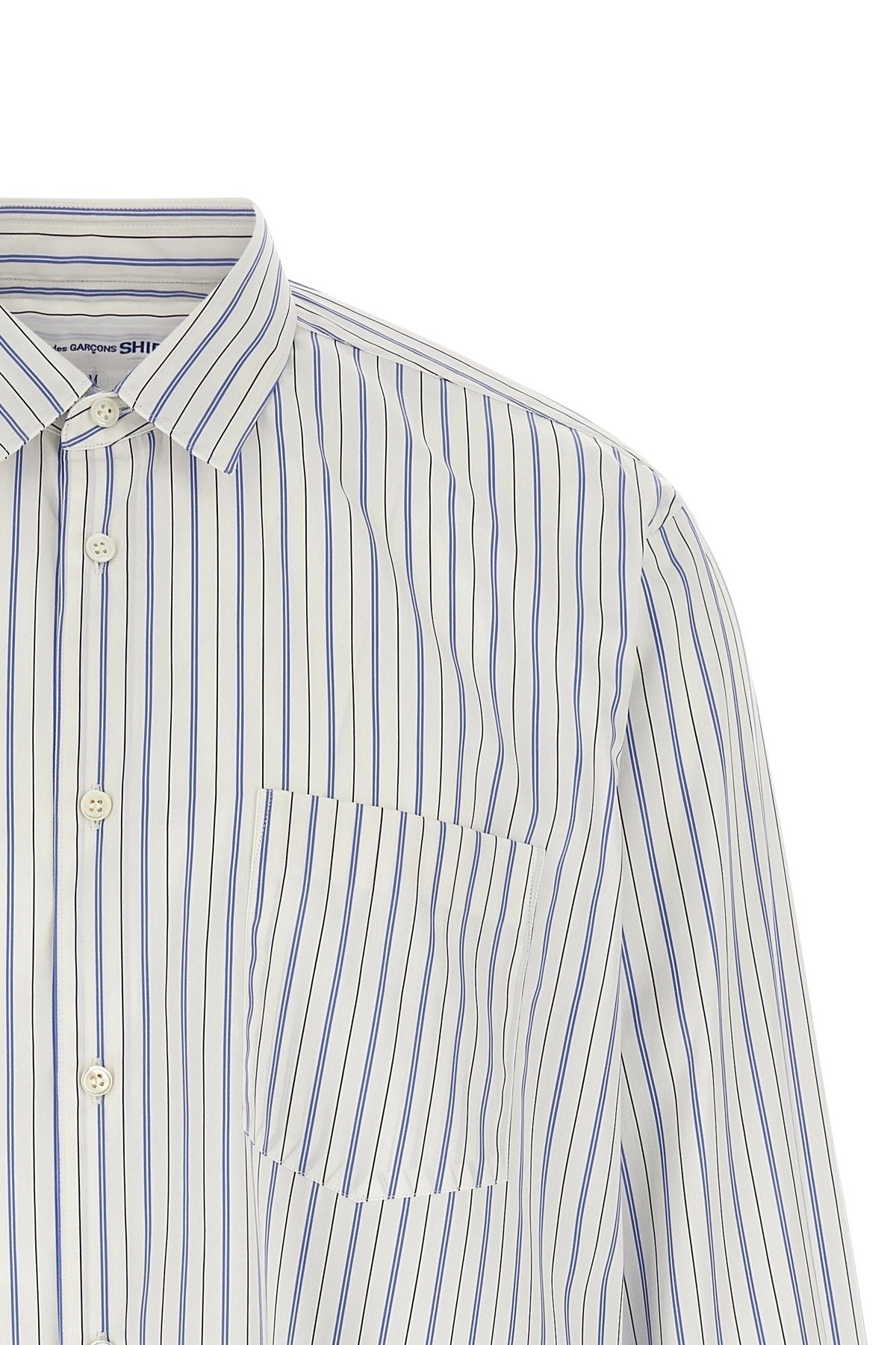 Comme Des Garçons Solid Color Insert Shirt
