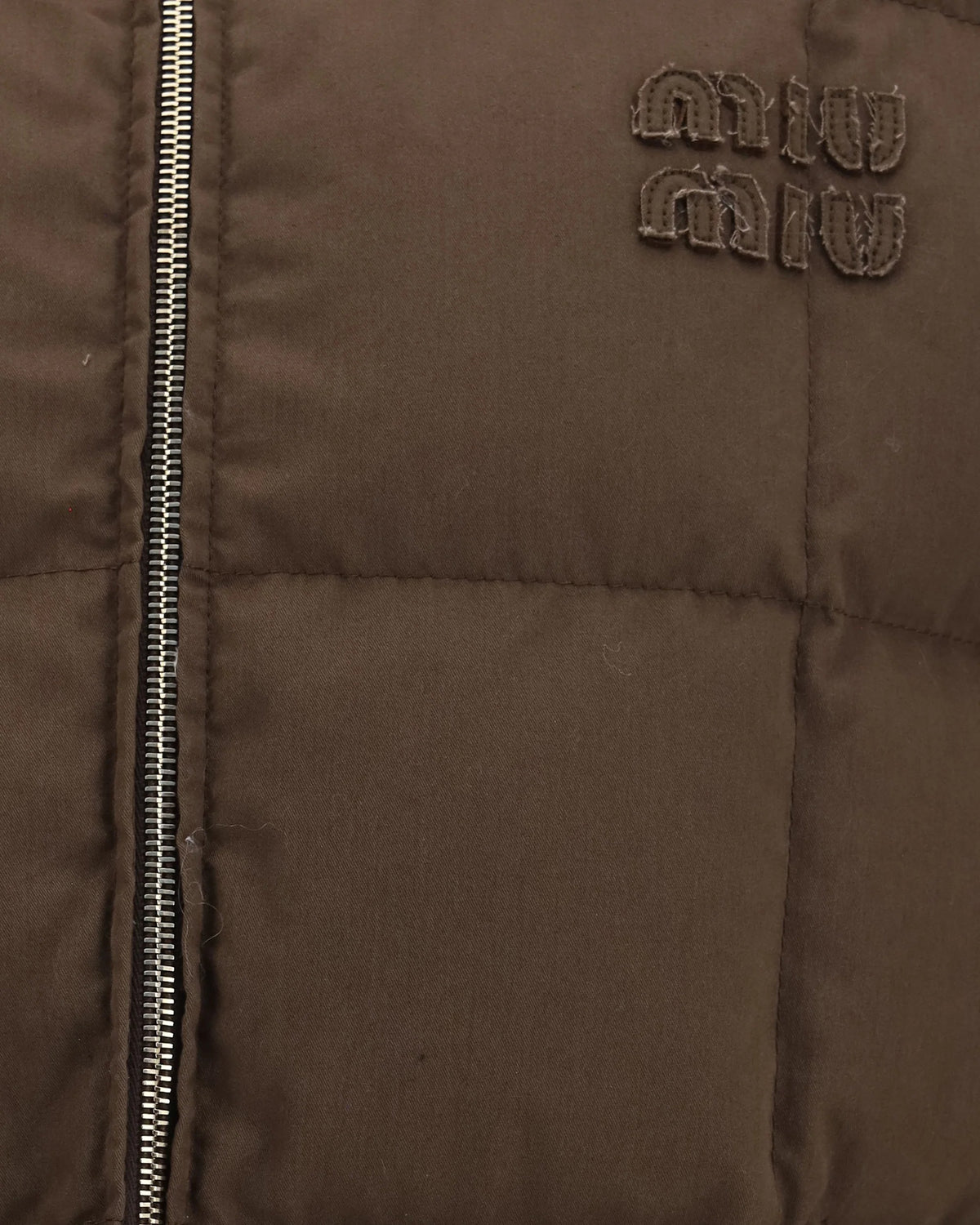 Miu Miu Gabardine Down Vest