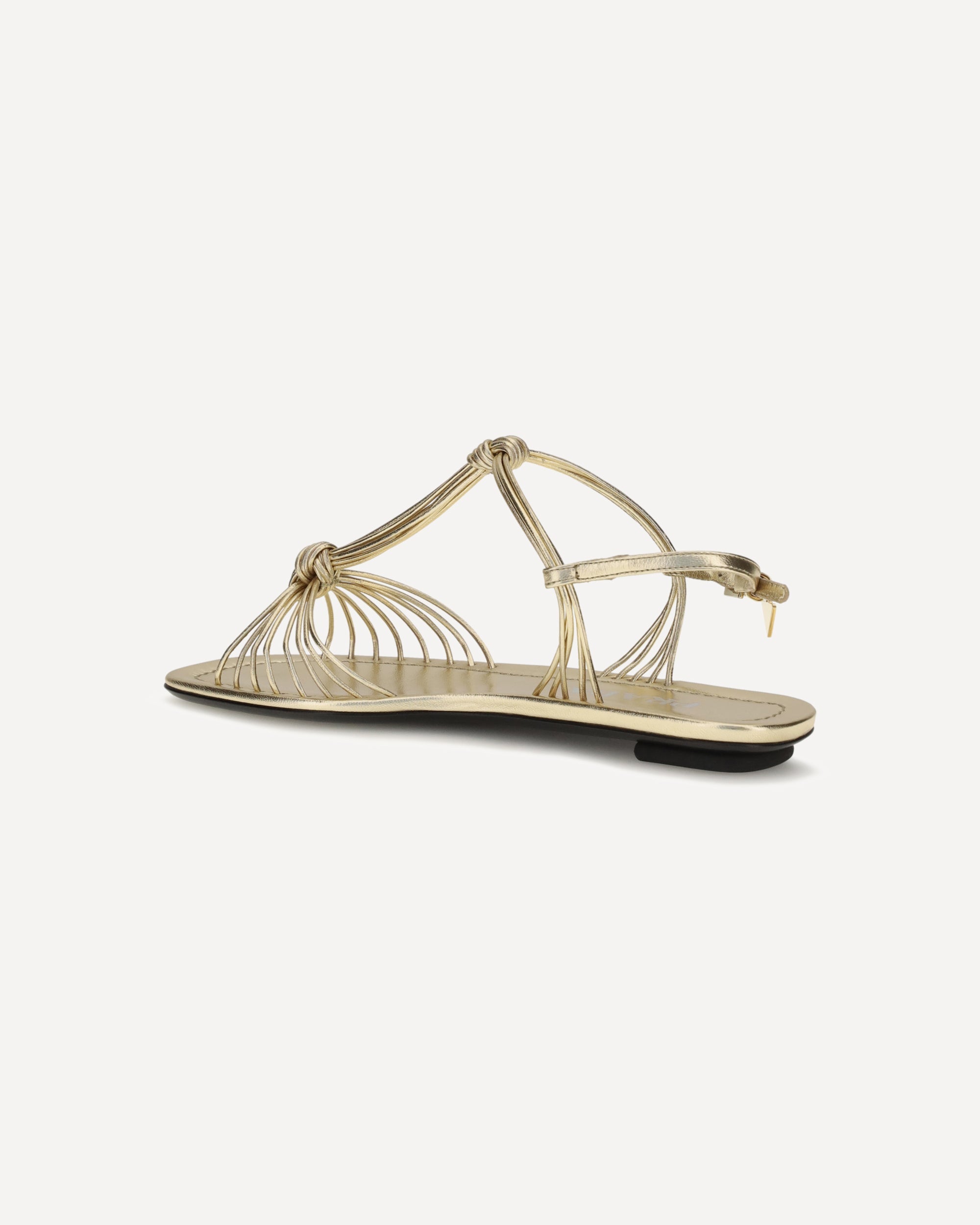 Prada Mordoré Nappa Sandals