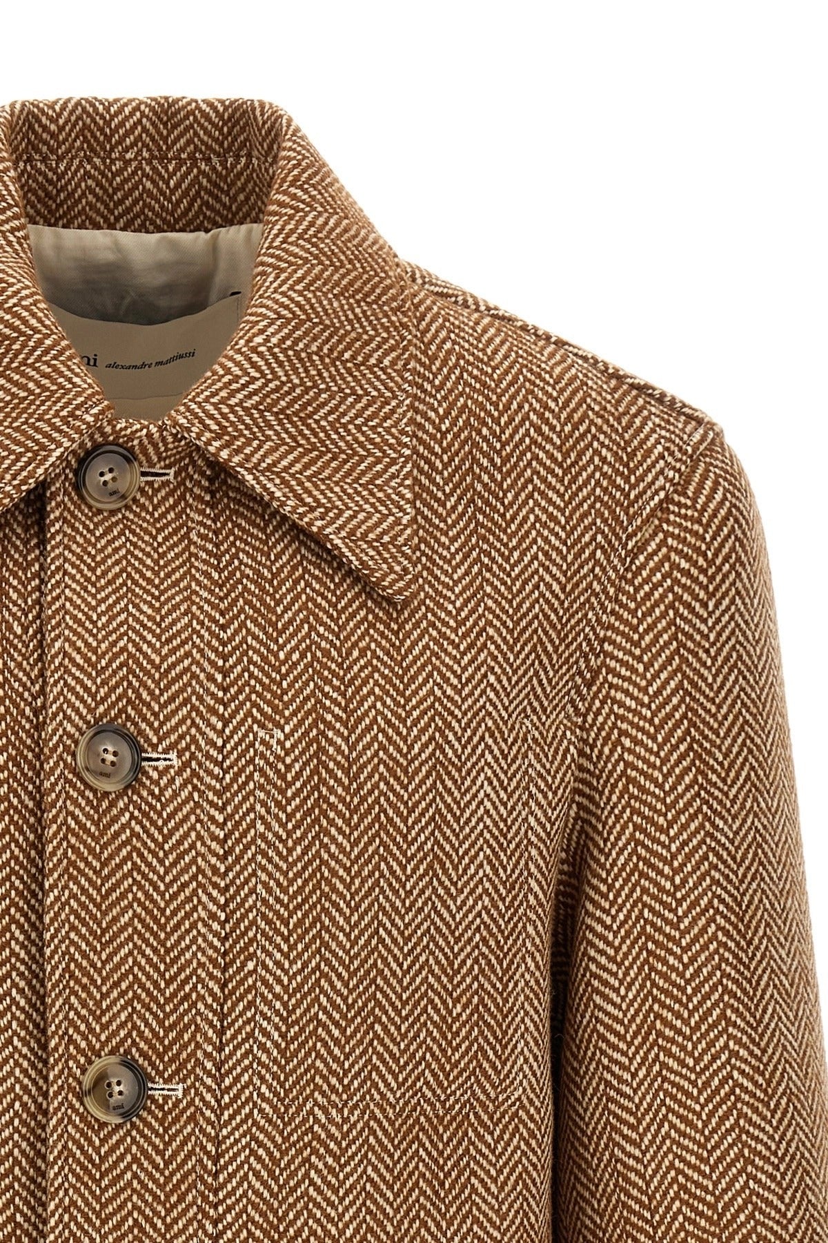 Ami Paris Chevron Wool Overshirt