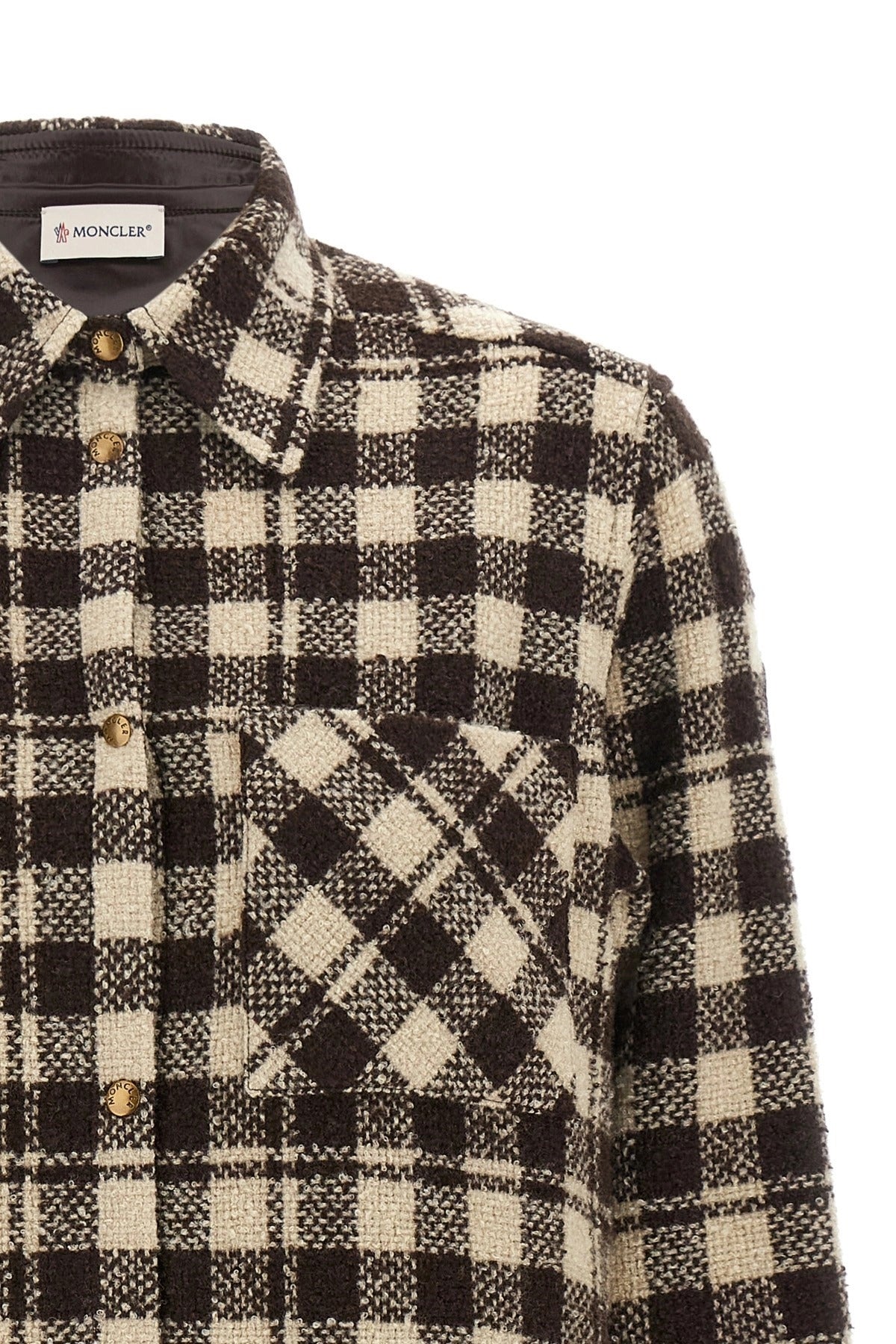 Moncler Checked Wool Shirt