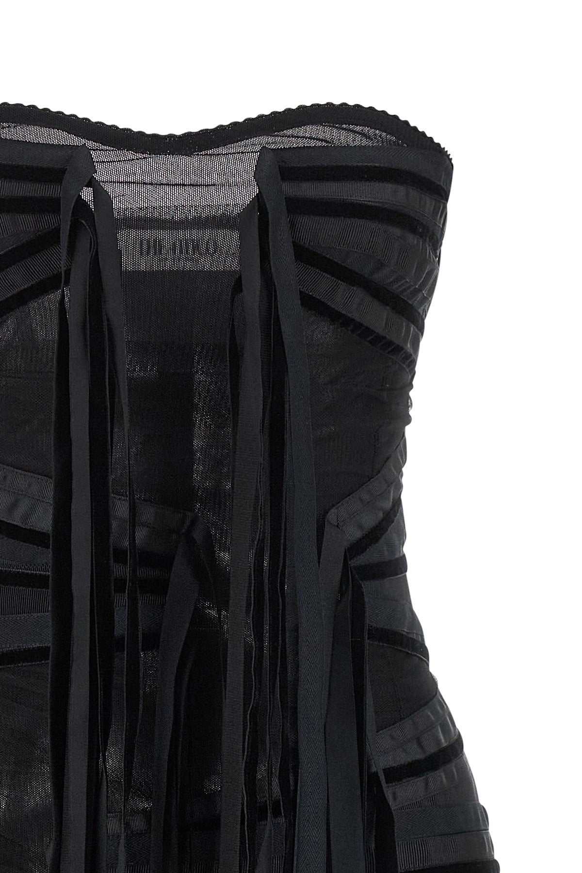 The Attico Ribbon Mini Dress