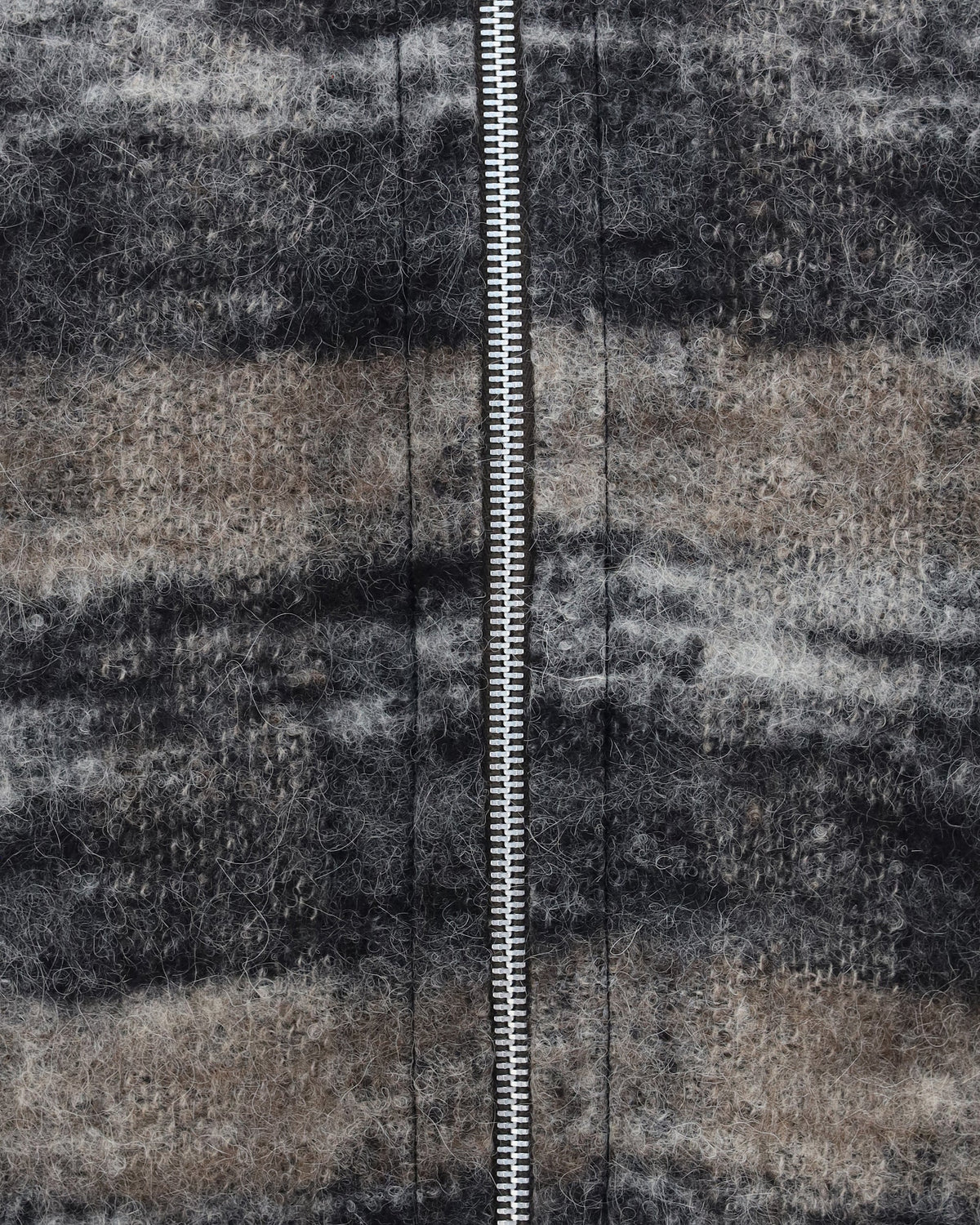 Our Legacy Hooded Checked Knit Sweatshirt