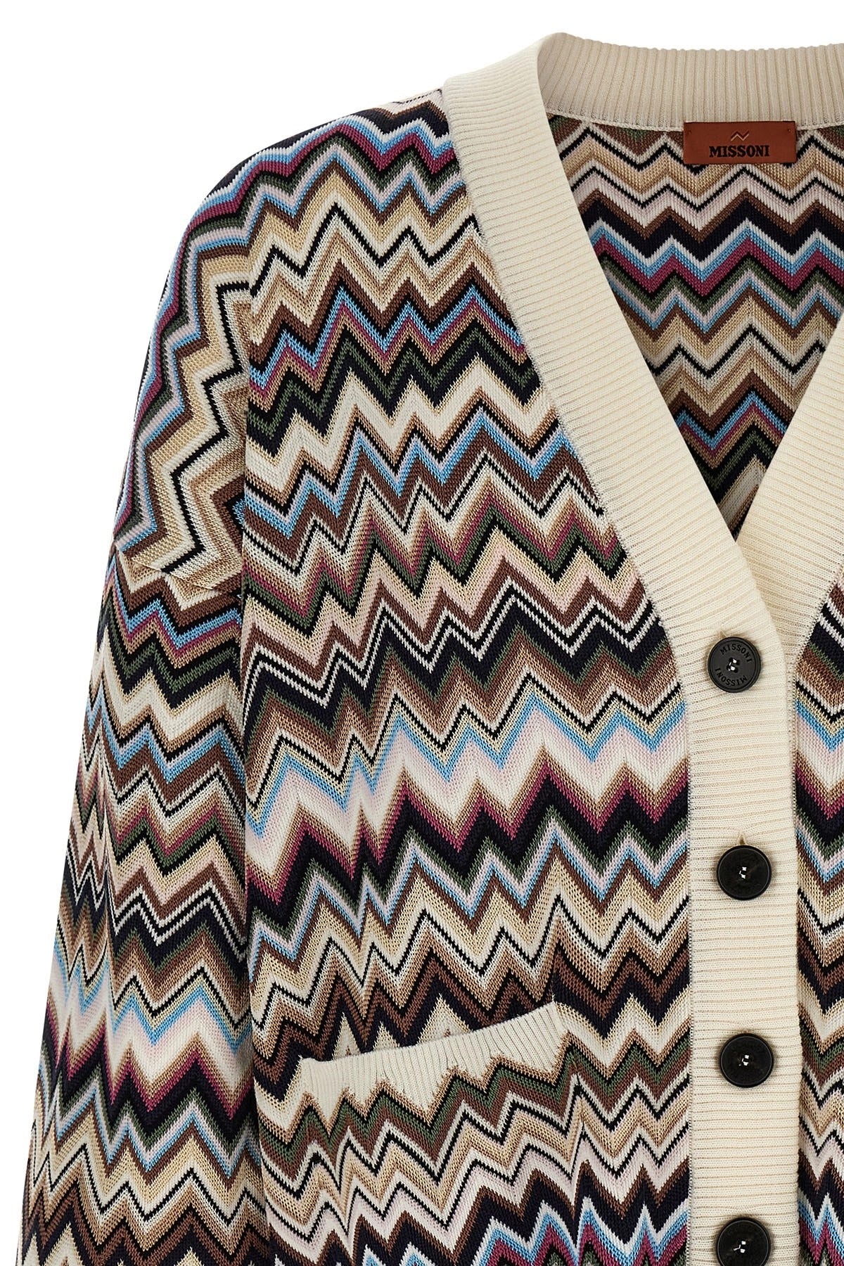 Missoni Multicolor Zigzag Cardigan