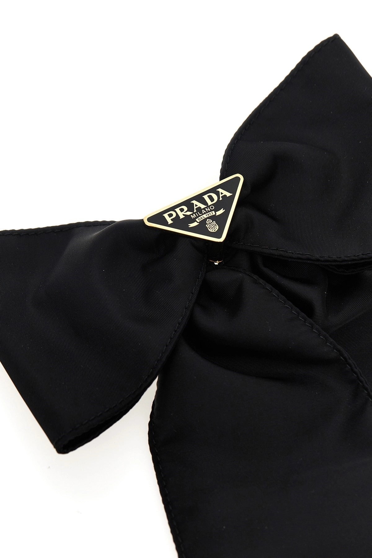 Prada Re-Nylon Bow Hair Clip