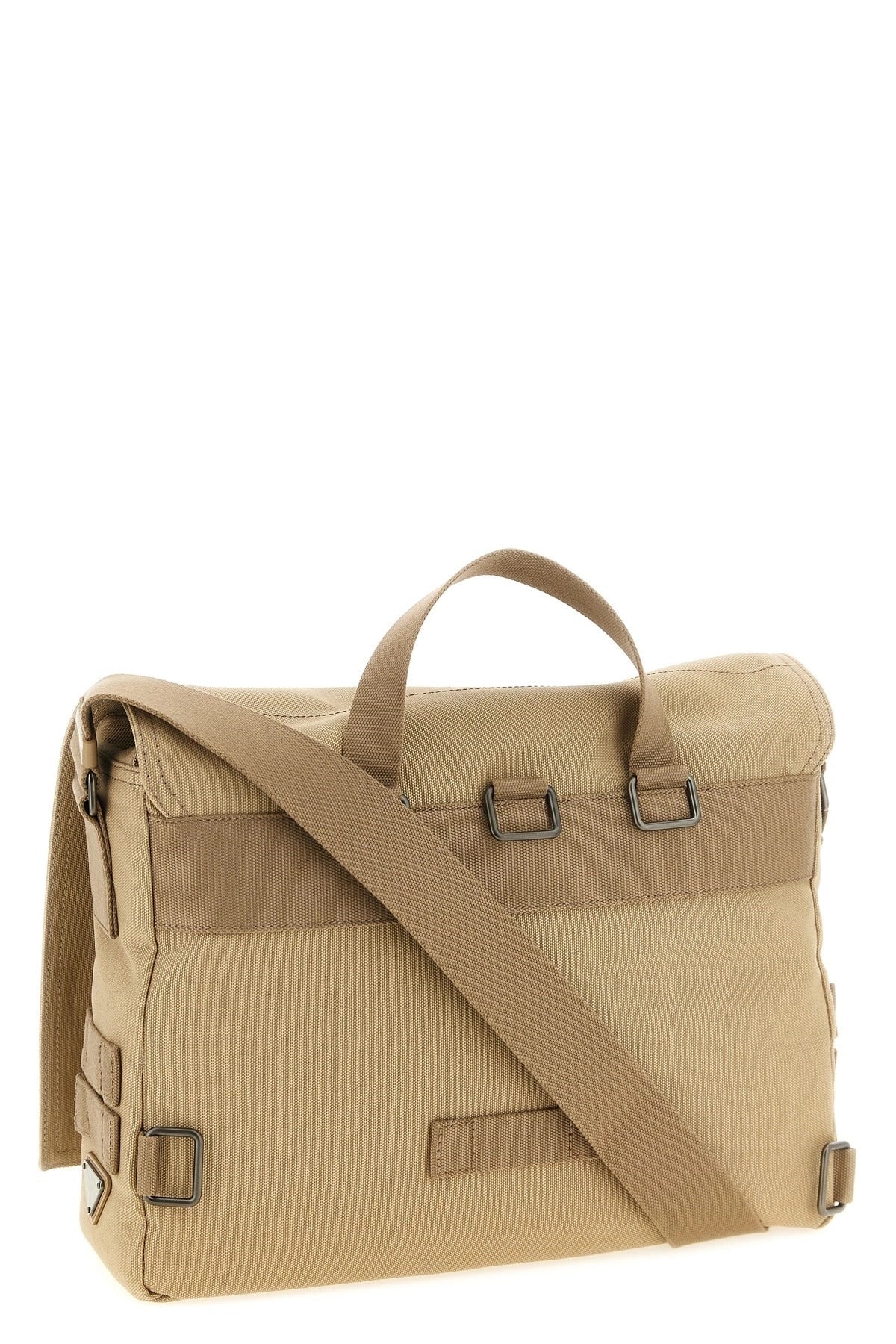 Prada Canvas Shoulder Bag