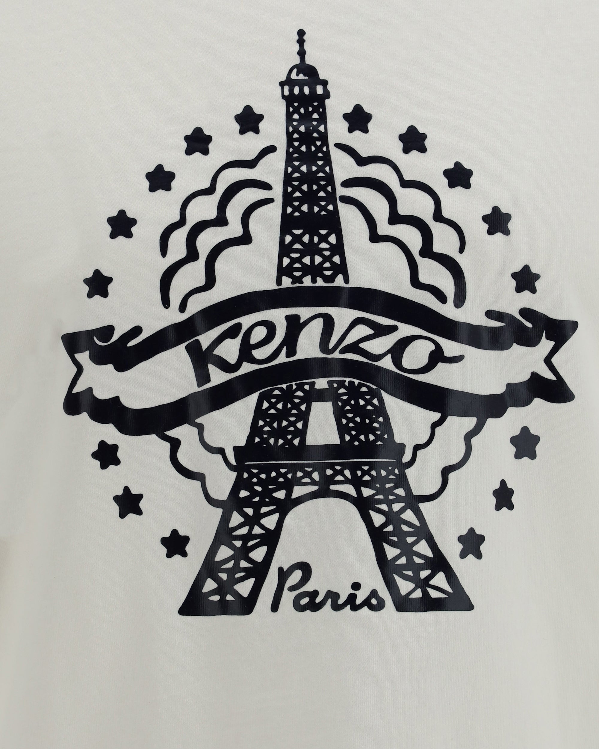 Kenzo Eiffel Tower Cotton T-Shirt