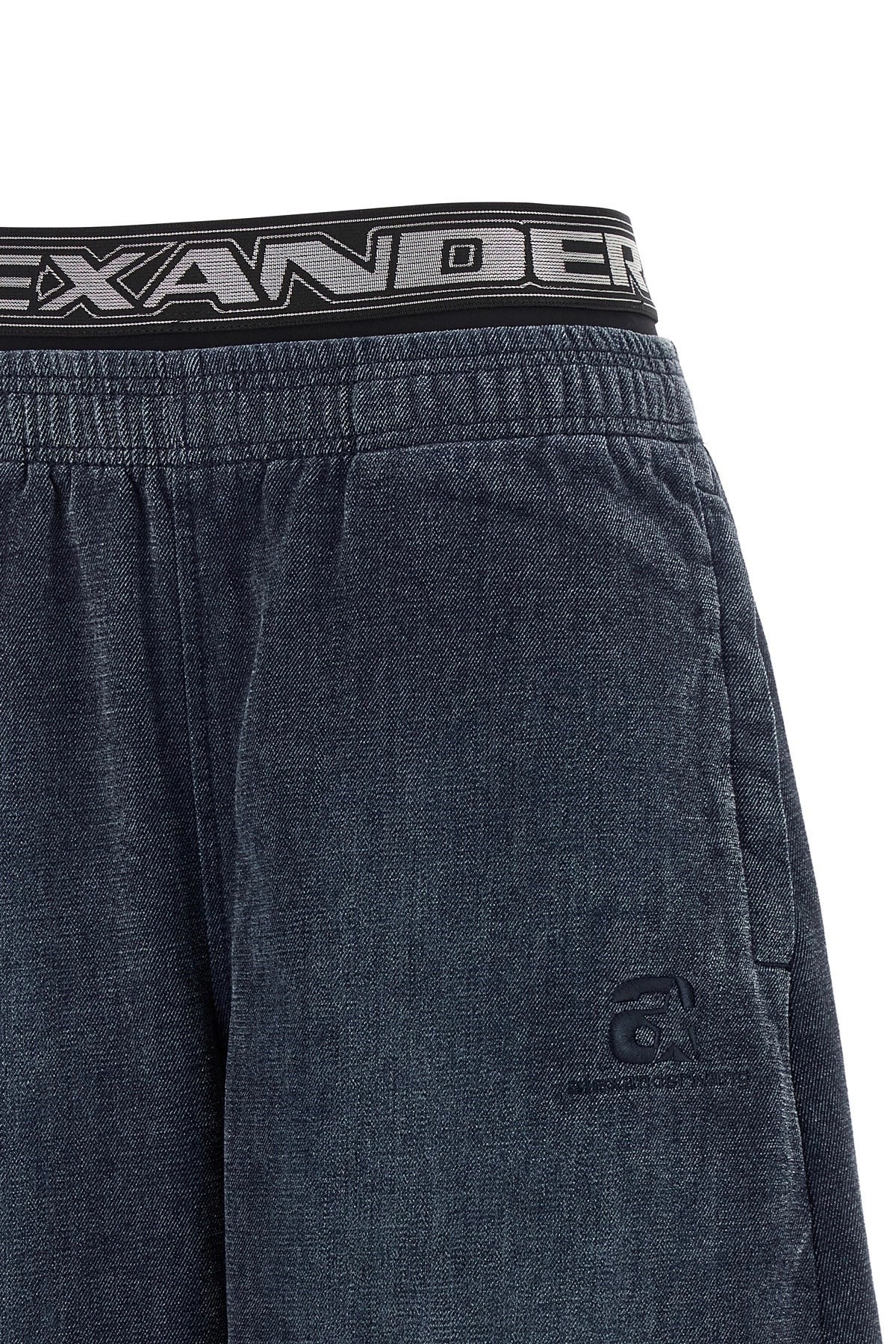 Alexander Wang Barrel-Leg Denim Pants