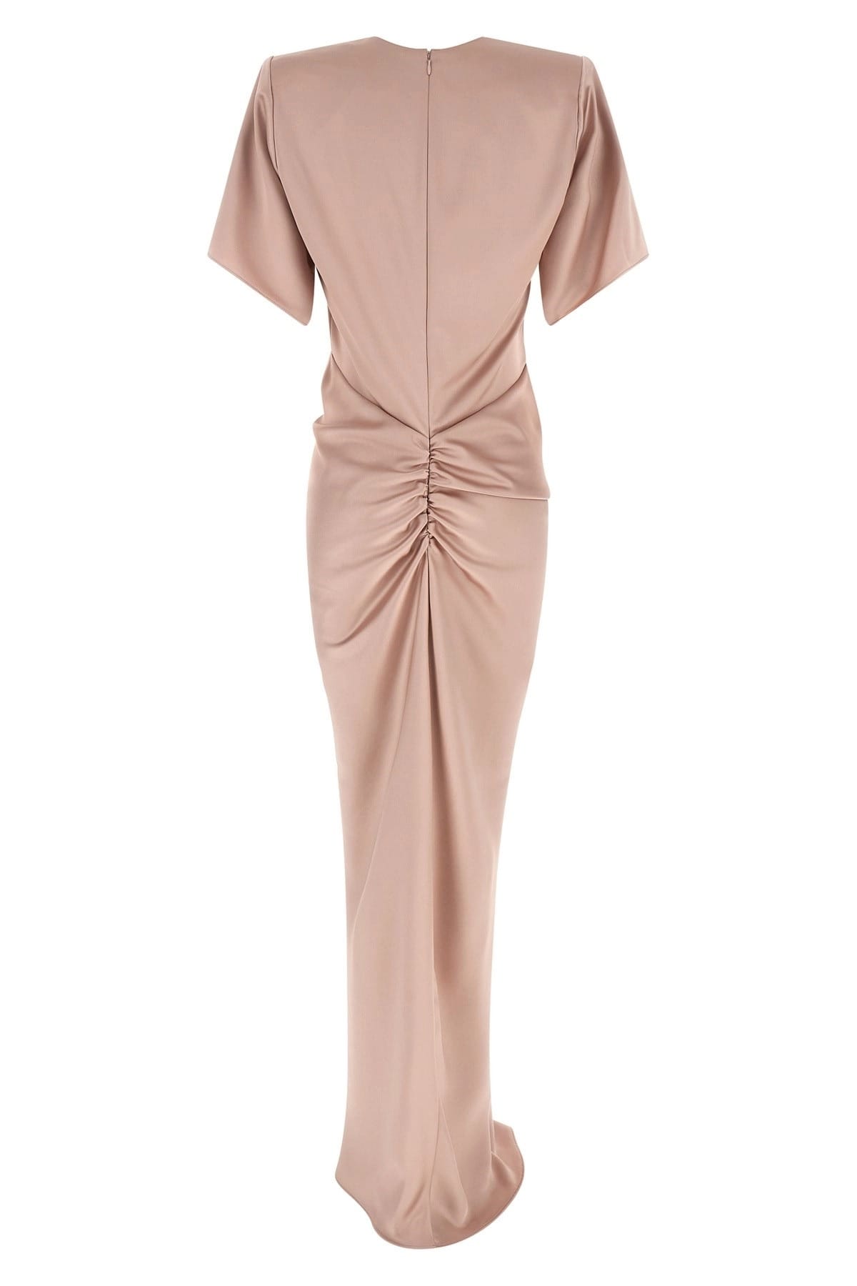 The Andamane Iris Satin Maxi Dress
