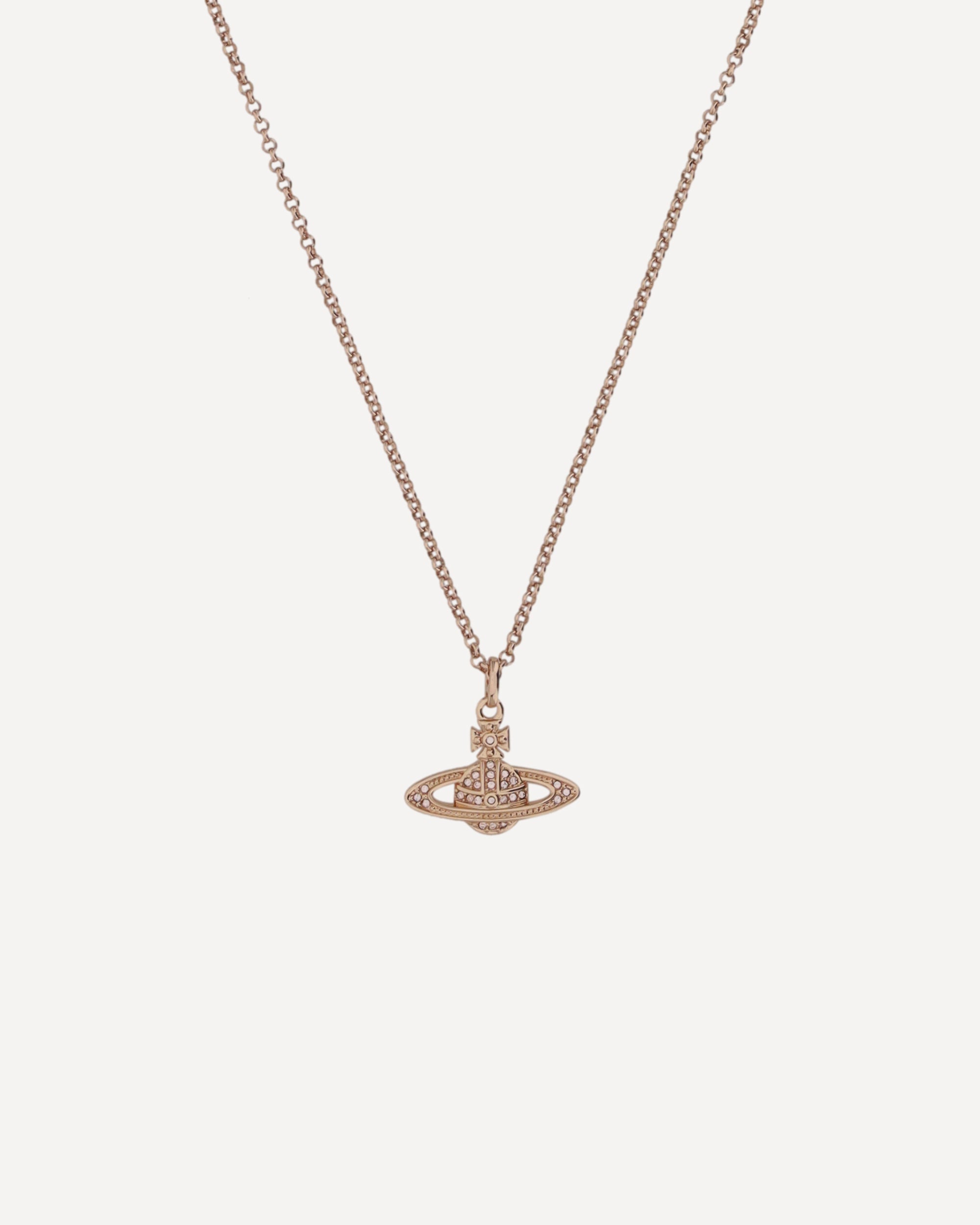 Vivienne Westwood Mini Bas Relief Orb Pendant Necklace