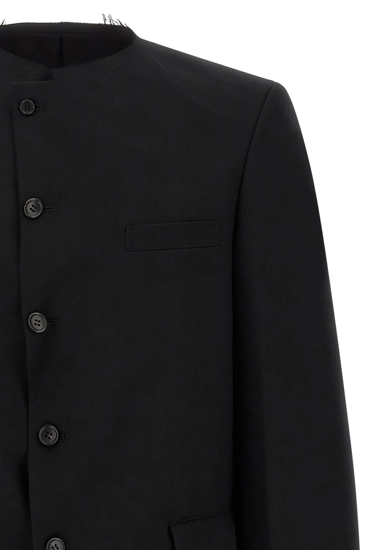 Comme Des Garçons Raw Cut Hem Blazer