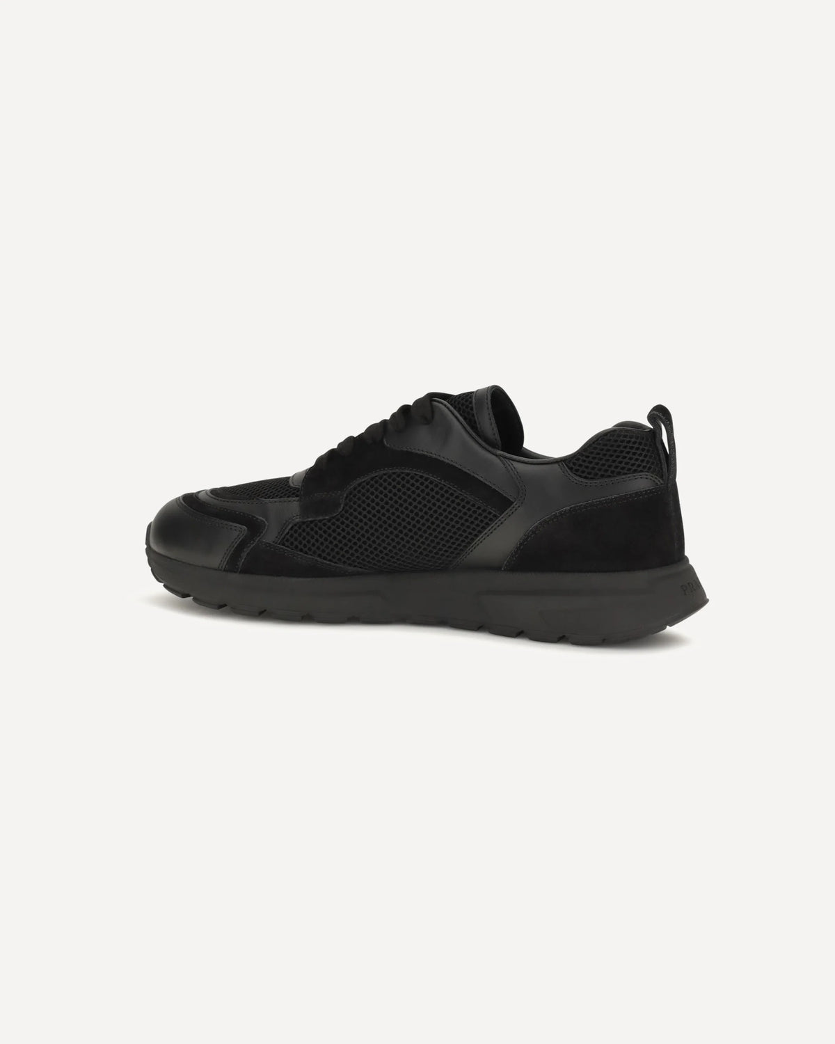 Prada Prax Leather Fabric Sneakers